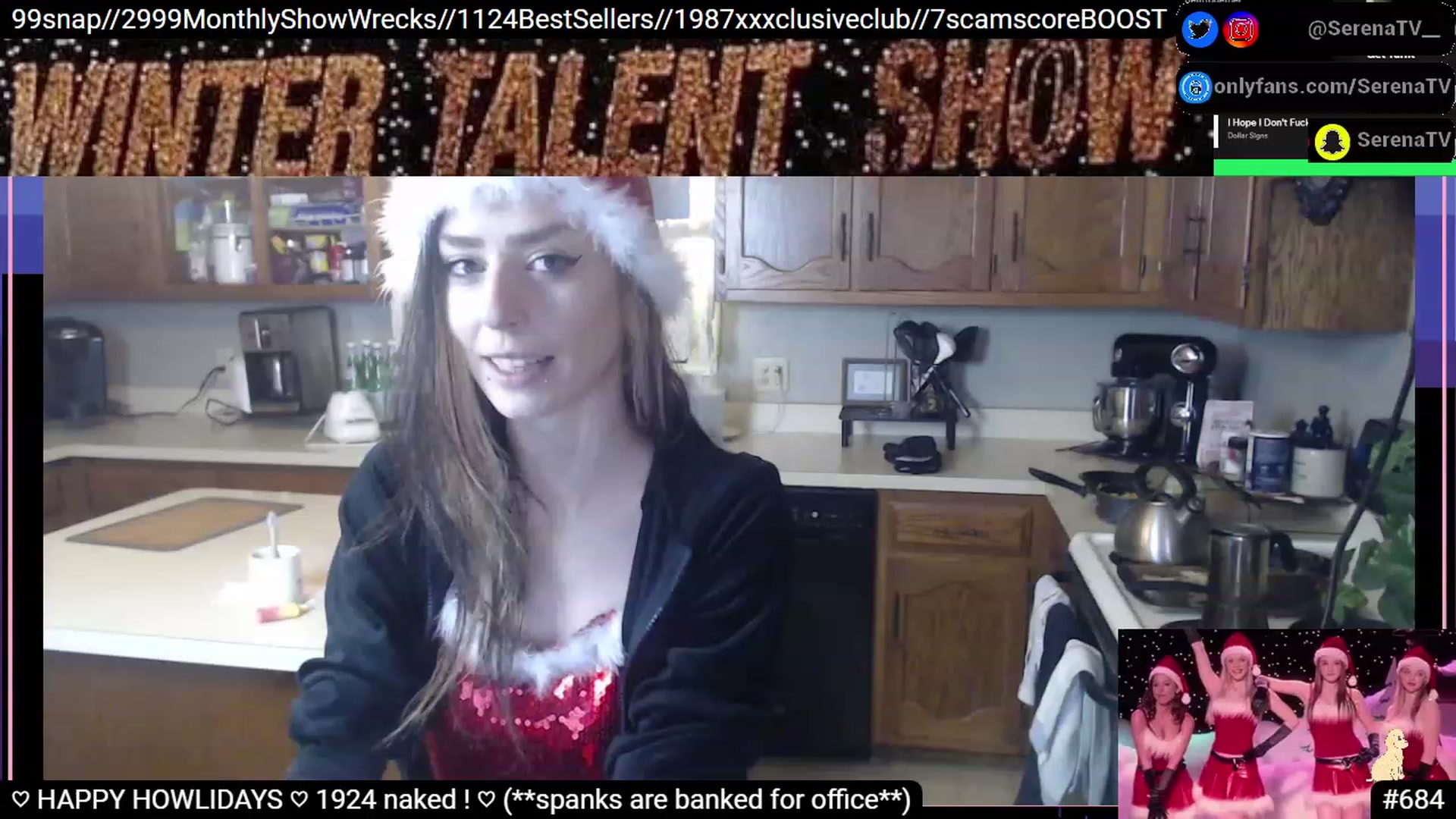 Gallery image thumbnail from serenatv's myfreecams stream on, 12/24/2022, 23:16 image 4 of 20