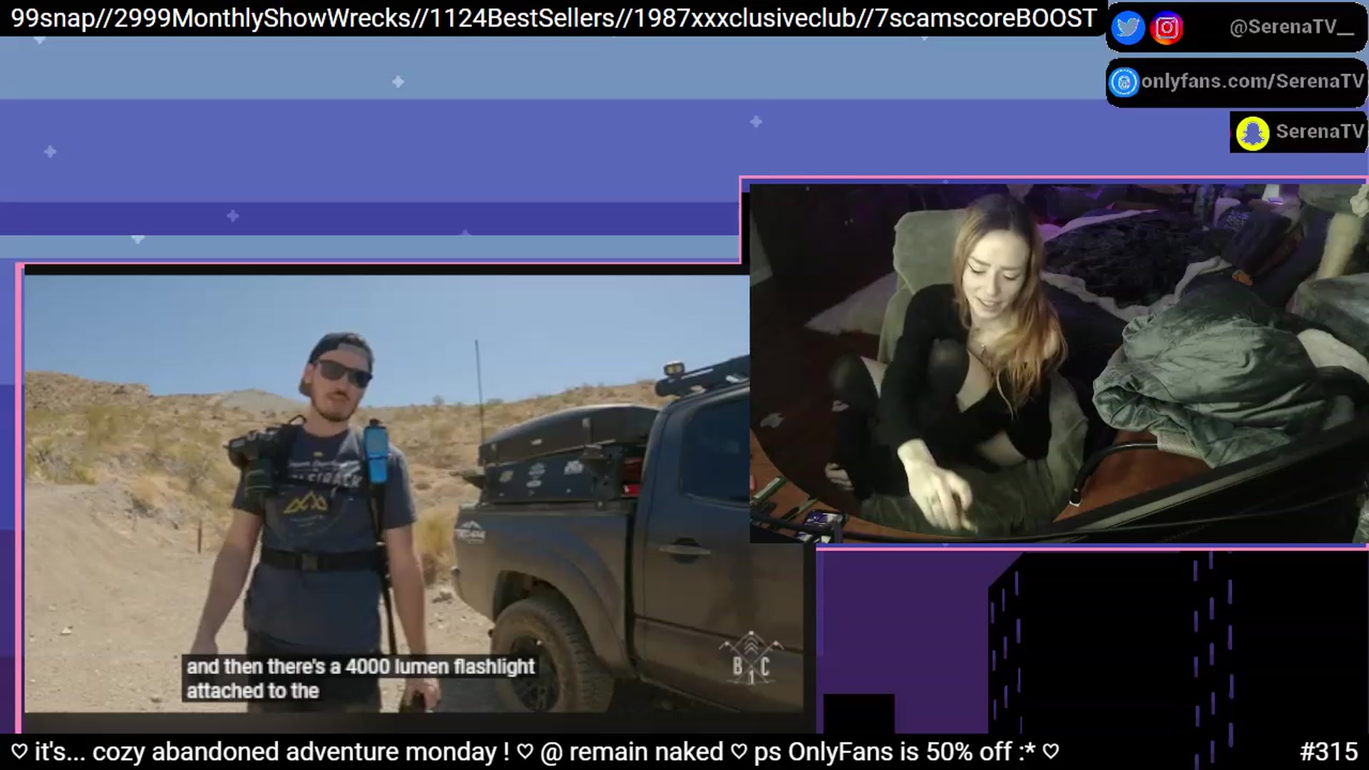 Gallery image thumbnail from serenatv's myfreecams stream on, 01/02/2023, 21:52 image 18 of 20