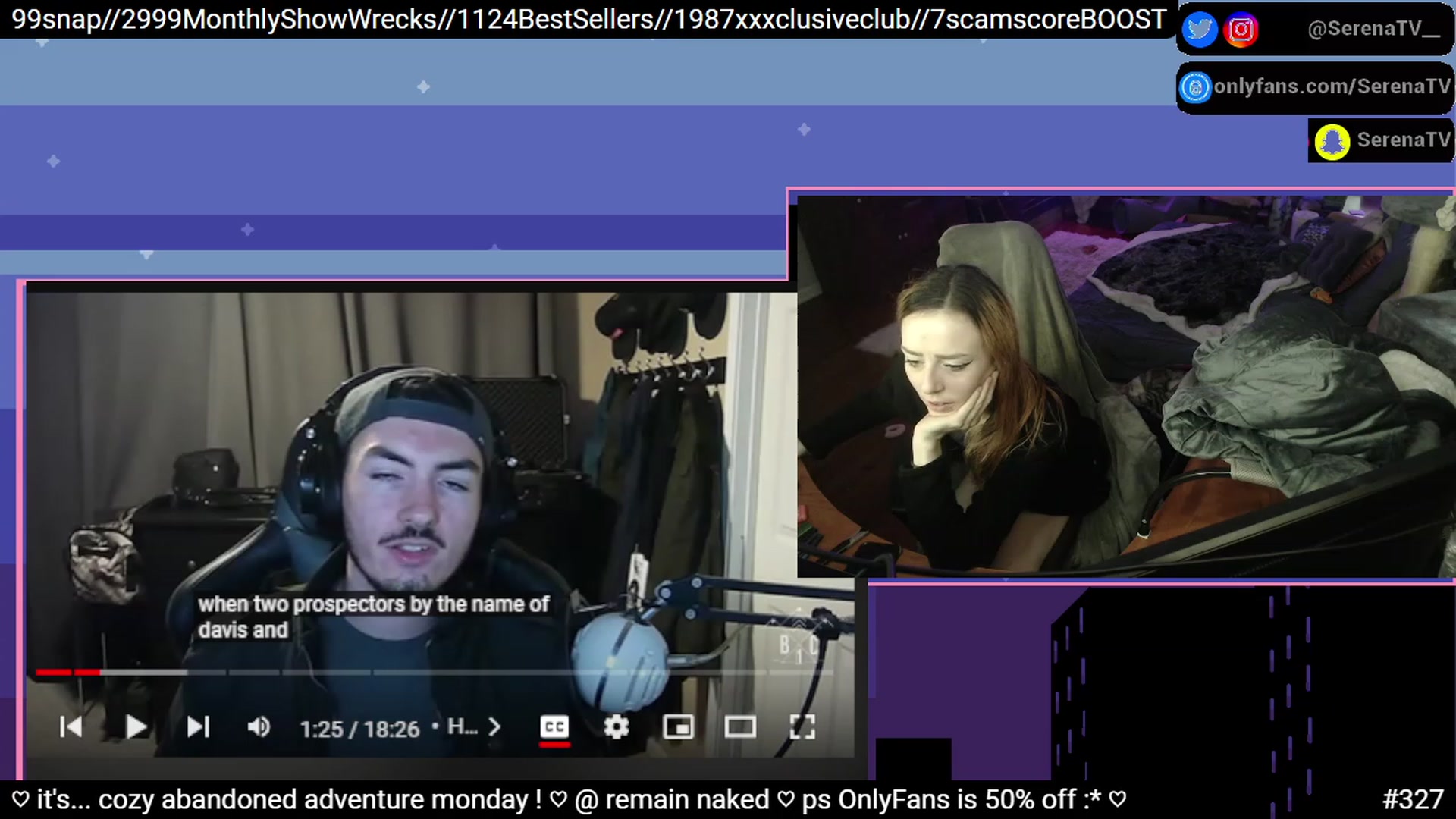 Gallery image thumbnail from serenatv's myfreecams stream on, 01/02/2023, 21:52 image 17 of 20