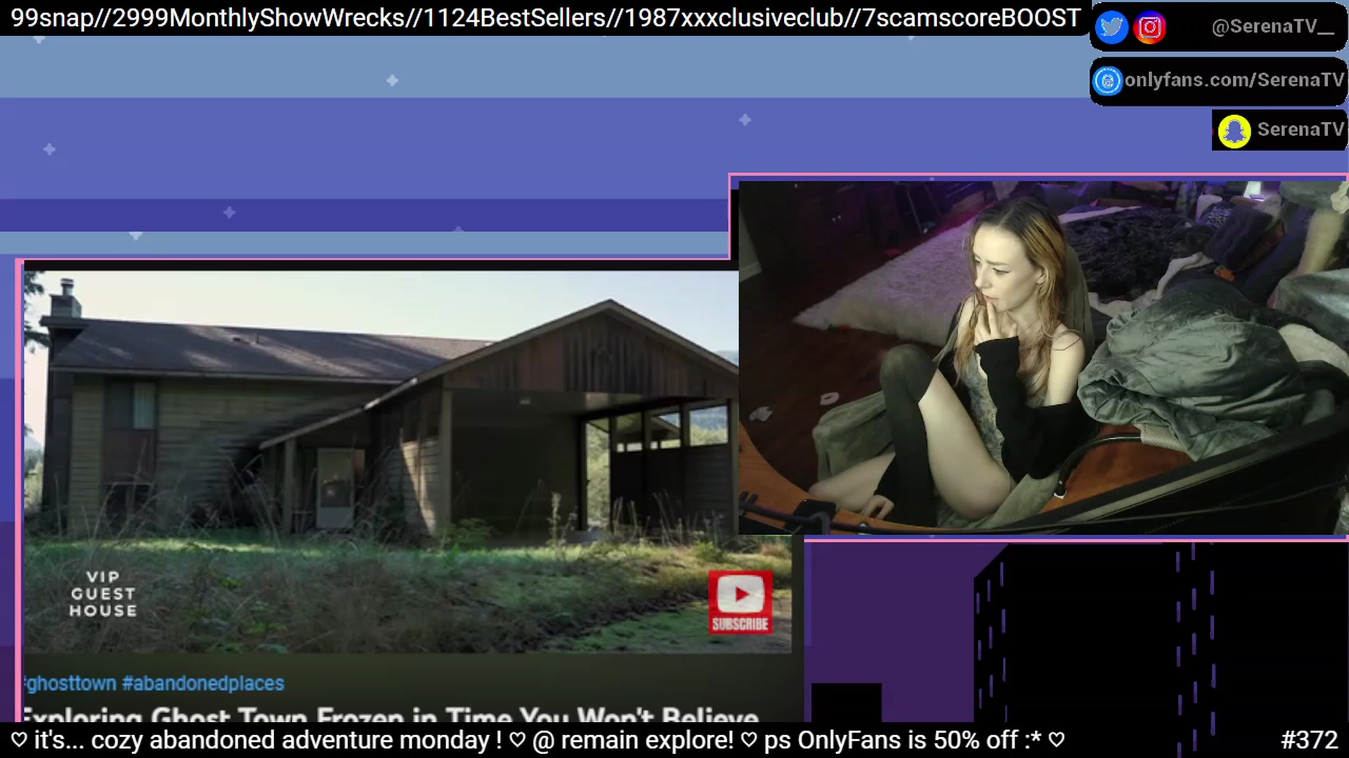 Gallery image thumbnail from serenatv's myfreecams stream on, 01/02/2023, 21:52 image 7 of 20