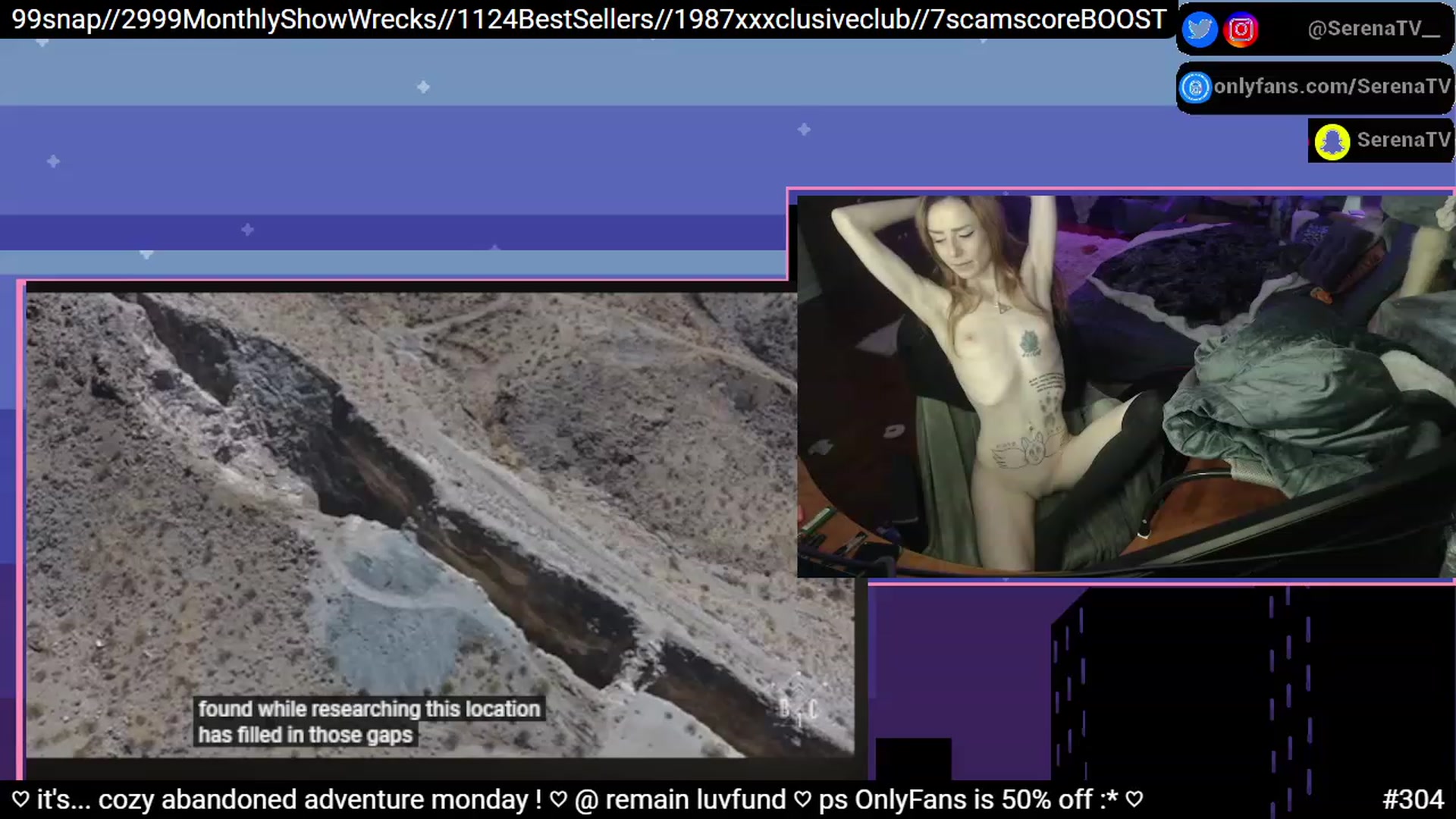 Gallery image thumbnail from serenatv's myfreecams stream on, 01/02/2023, 21:52 image 20 of 20