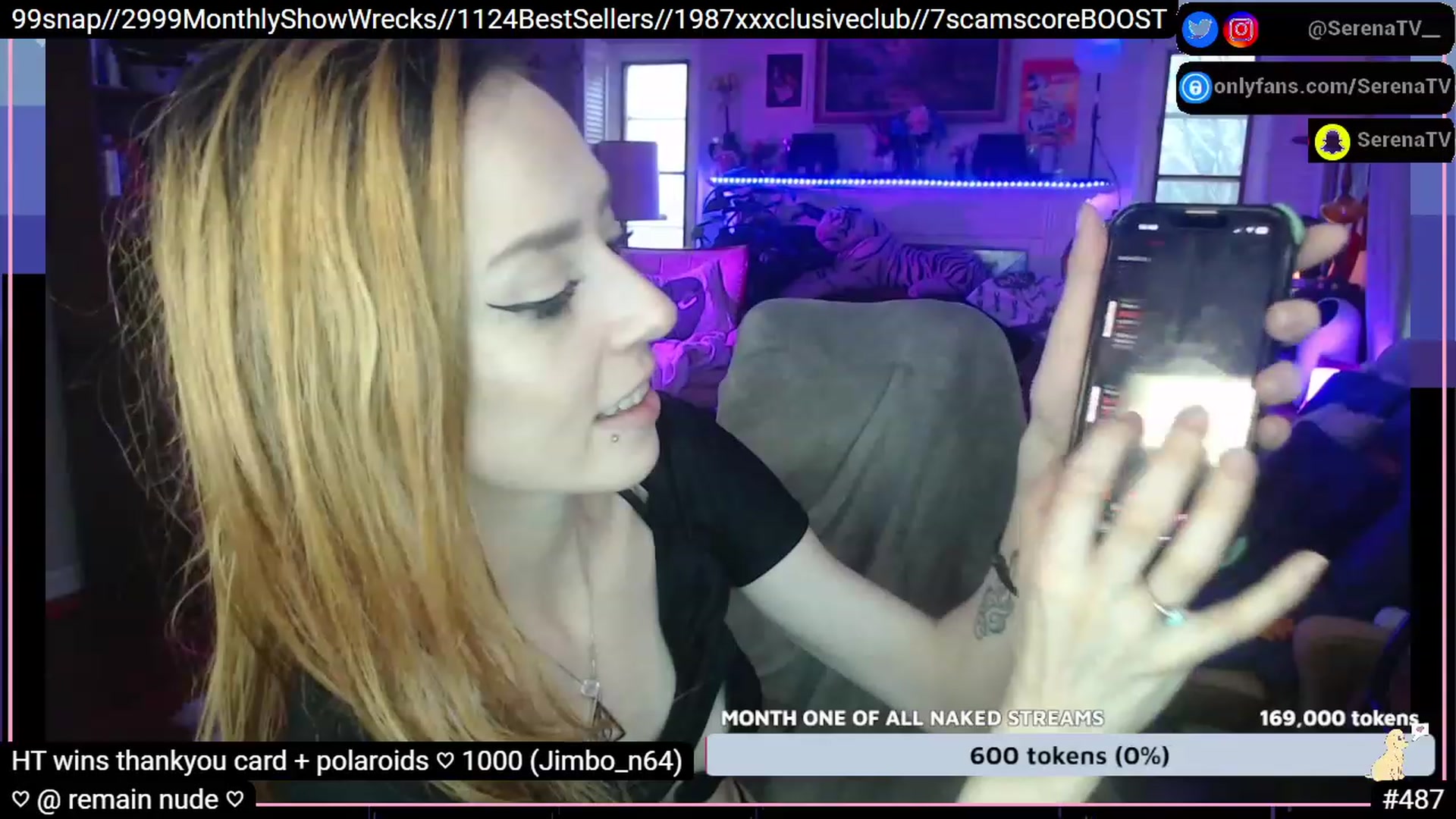 Gallery image thumbnail from serenatv's myfreecams stream on, 01/05/2023, 21:35 image 5 of 20