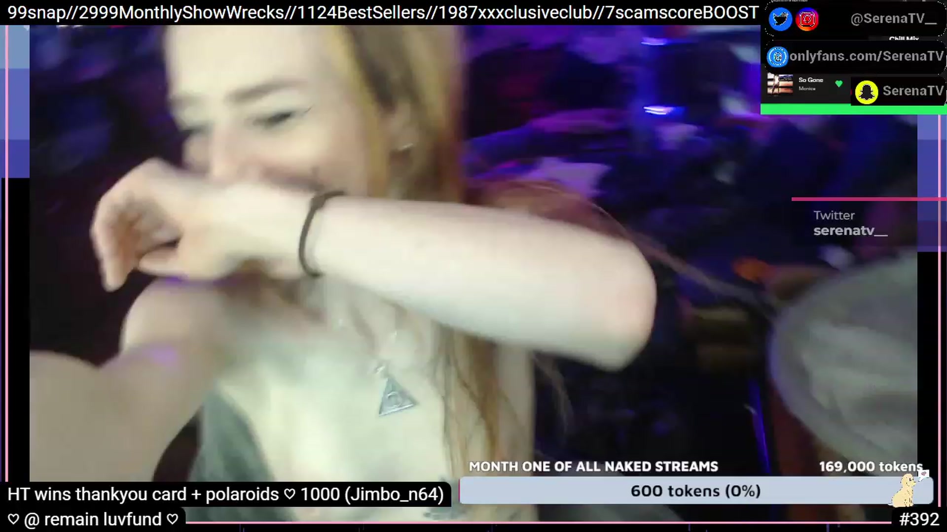 Gallery image thumbnail from serenatv's myfreecams stream on, 01/05/2023, 21:35 image 16 of 20
