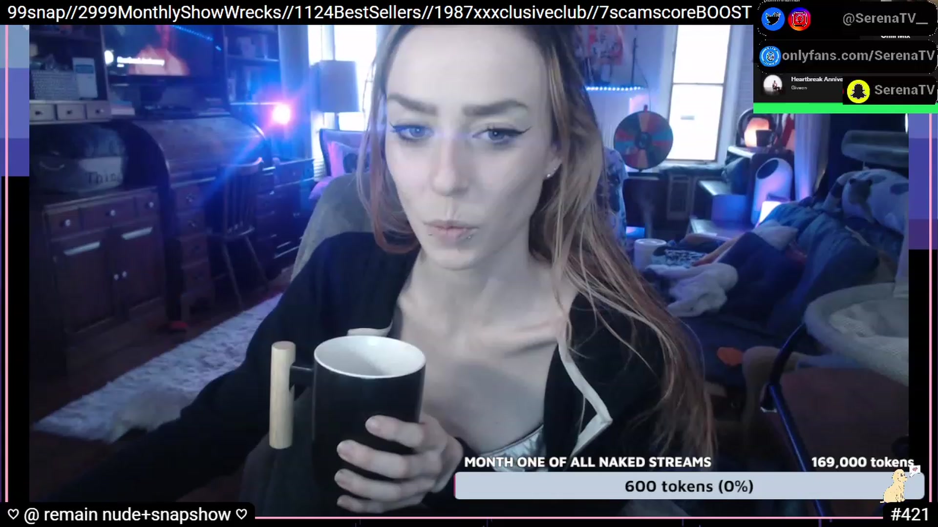 Gallery image thumbnail from serenatv's myfreecams stream on, 01/06/2023, 22:52 image 9 of 20