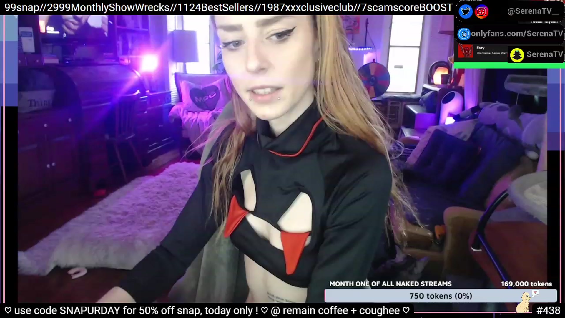 Gallery image thumbnail from serenatv's myfreecams stream on, 01/07/2023, 21:15 image 7 of 20