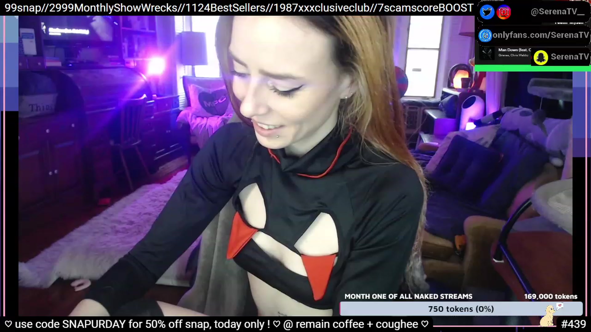 Gallery image thumbnail from serenatv's myfreecams stream on, 01/07/2023, 21:15 image 6 of 20