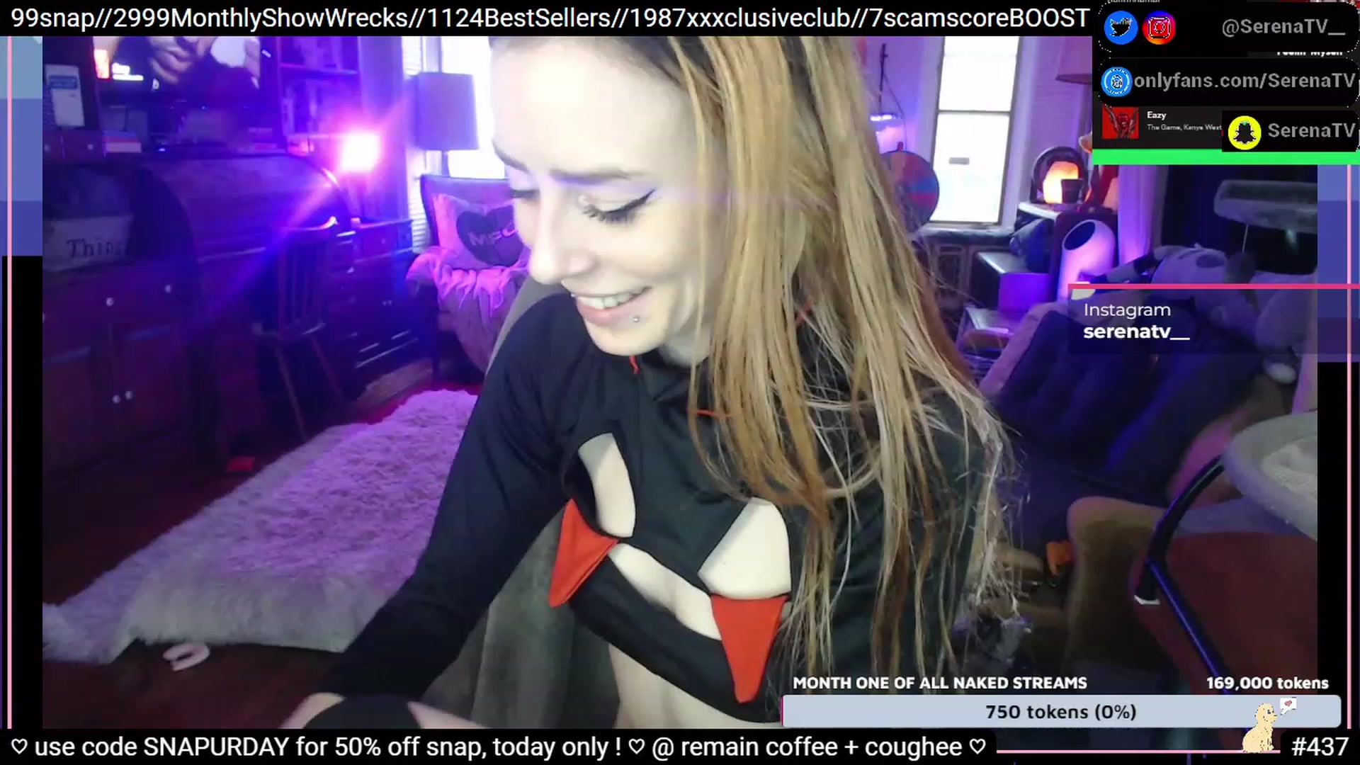 Gallery image thumbnail from serenatv's myfreecams stream on, 01/07/2023, 21:15 image 8 of 20