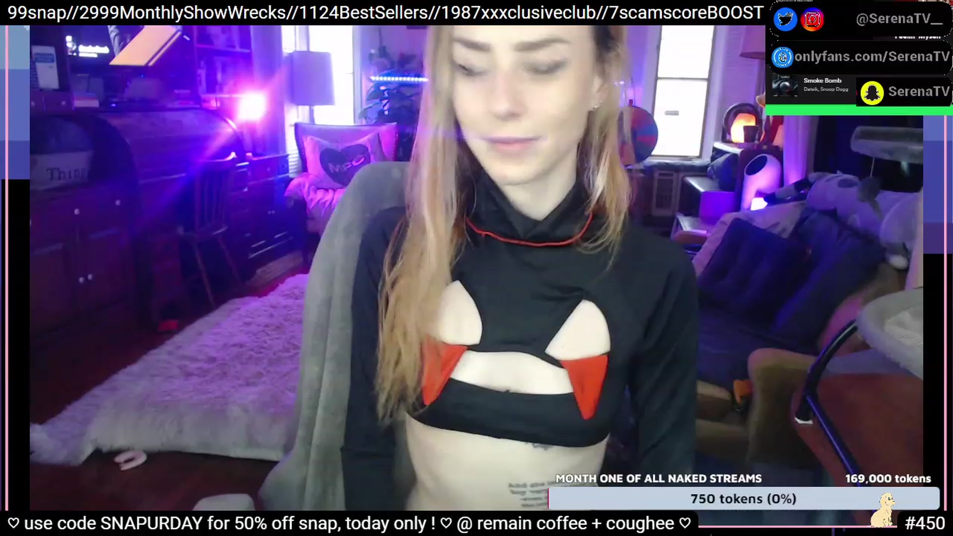 Gallery image thumbnail from serenatv's myfreecams stream on, 01/07/2023, 21:15 image 4 of 20