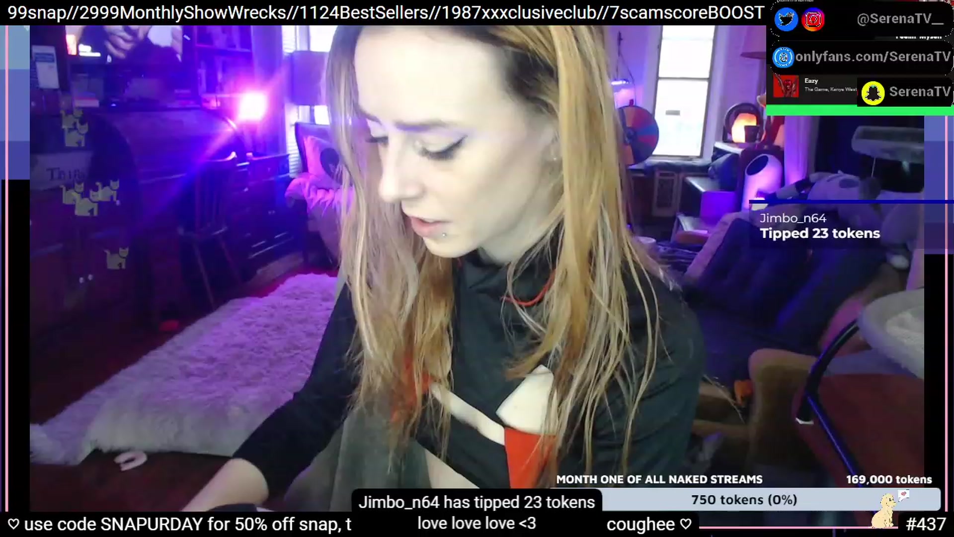 Gallery image thumbnail from serenatv's myfreecams stream on, 01/07/2023, 21:15 image 9 of 20