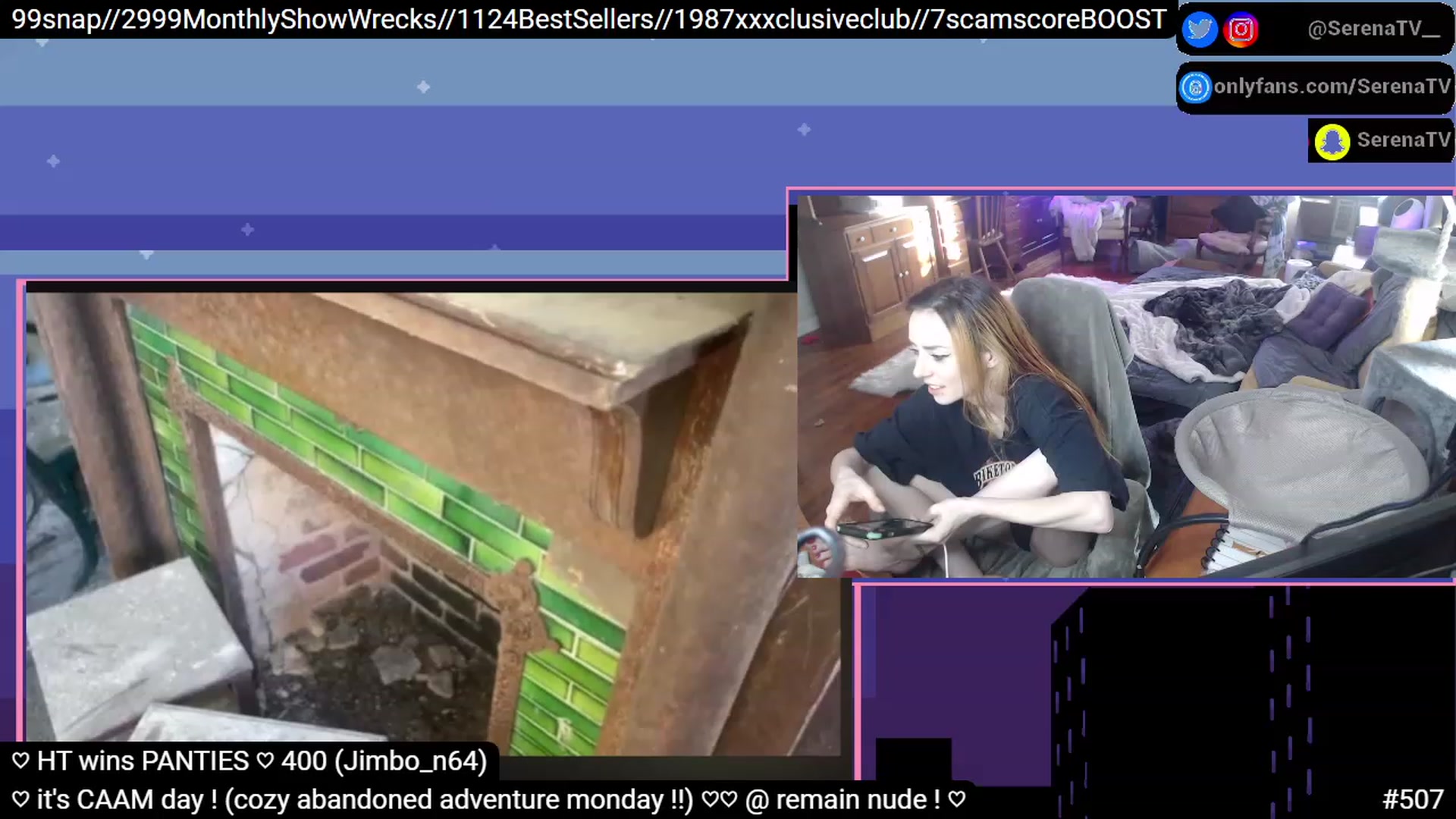 Gallery image thumbnail from serenatv's myfreecams stream on, 01/09/2023, 22:18 image 10 of 20