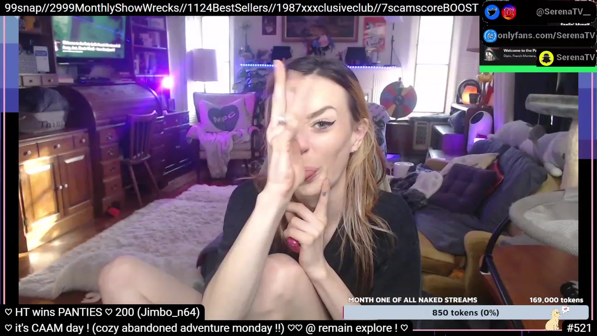 Gallery image thumbnail from serenatv's myfreecams stream on, 01/09/2023, 22:18 image 5 of 20