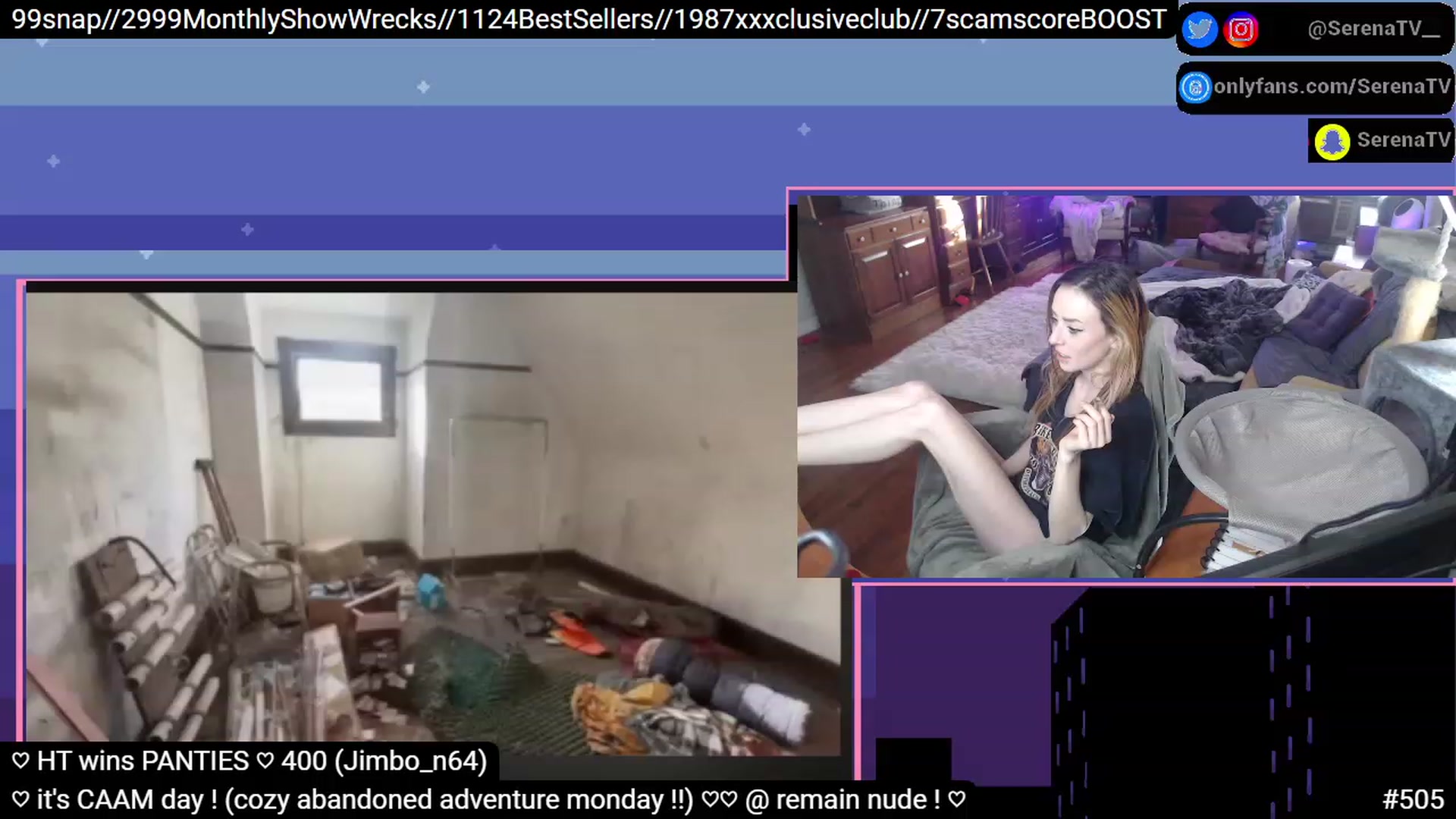 Gallery image thumbnail from serenatv's myfreecams stream on, 01/09/2023, 22:18 image 12 of 20
