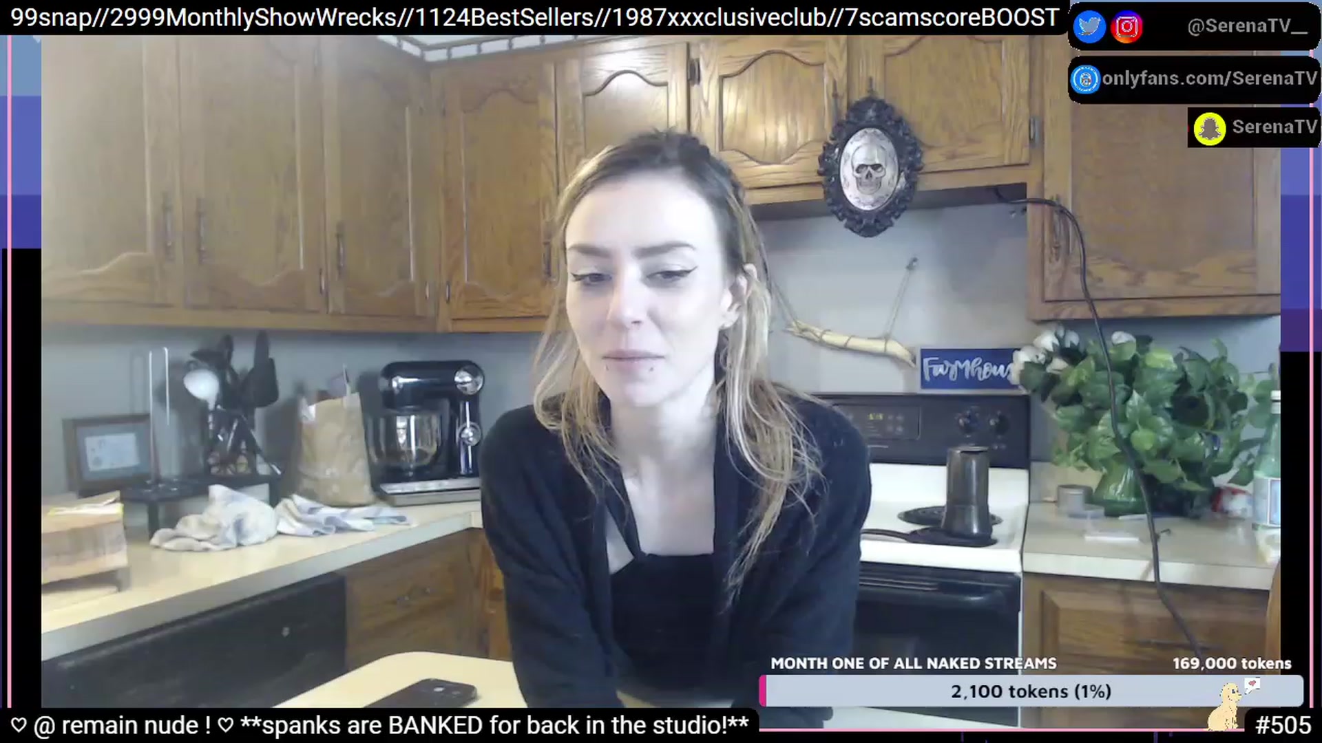 Gallery image thumbnail from serenatv's myfreecams stream on, 01/12/2023, 23:57 image 16 of 20