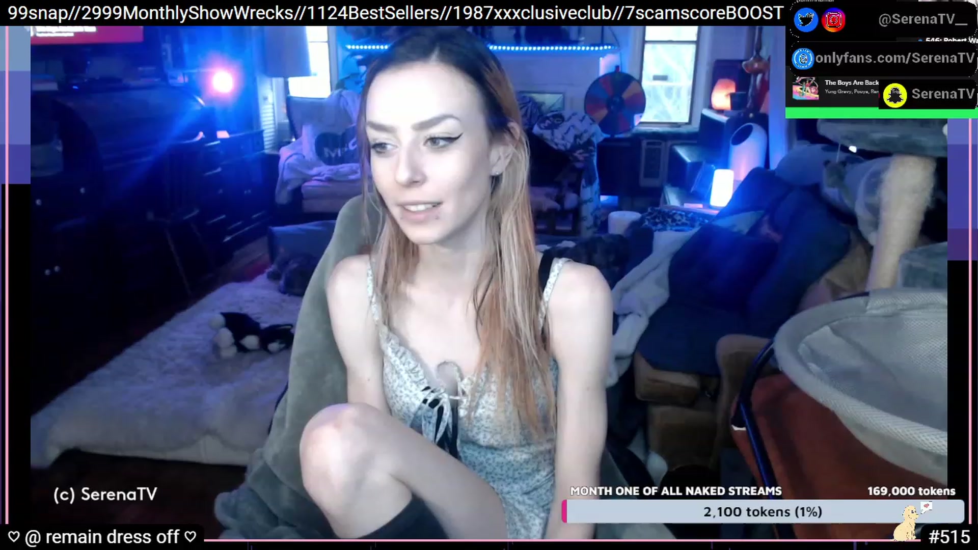 Gallery image thumbnail from serenatv's myfreecams stream on, 01/13/2023, 21:14 image 4 of 20