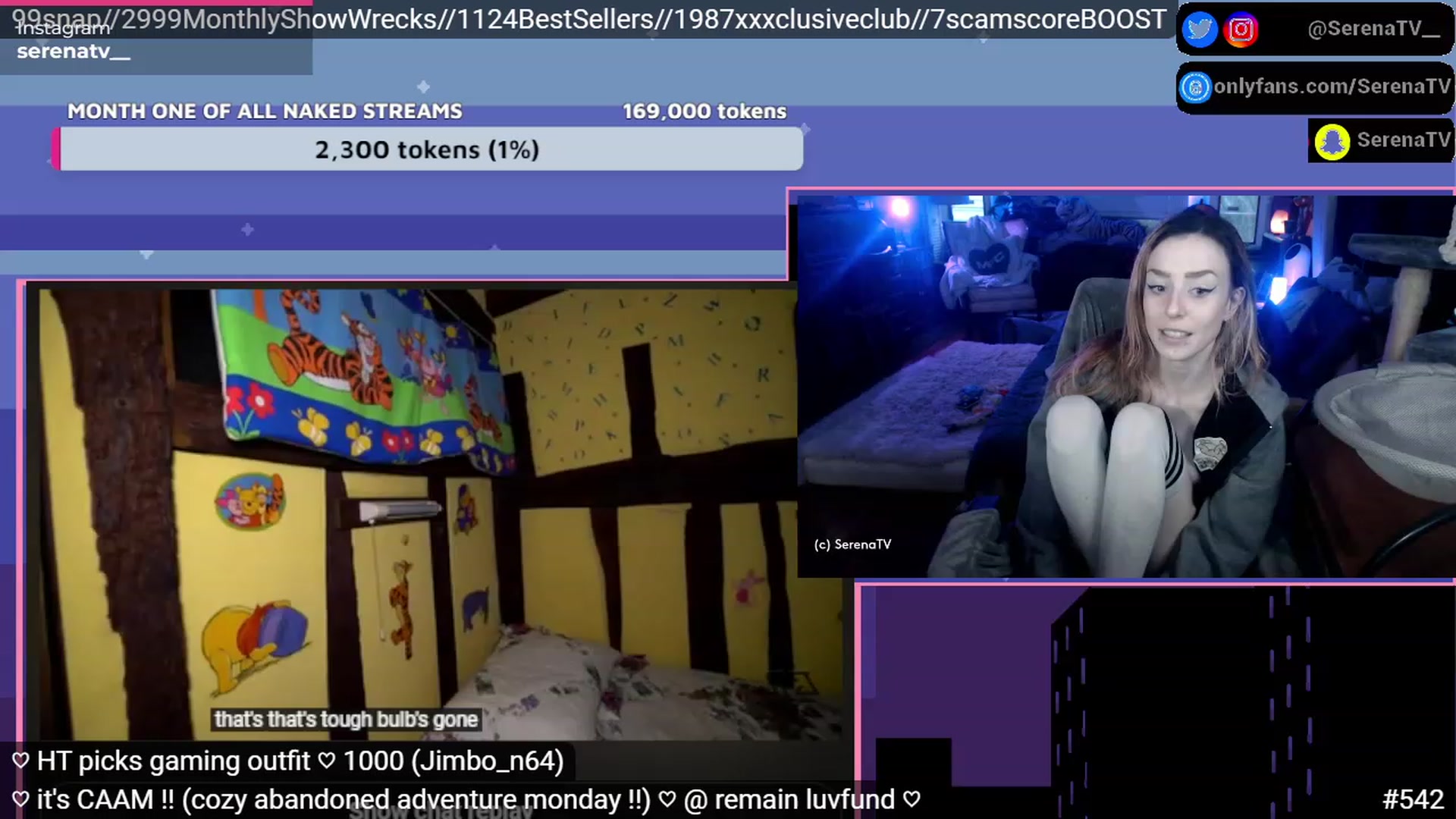 Gallery image thumbnail from serenatv's myfreecams stream on, 01/16/2023, 21:54 image 15 of 20