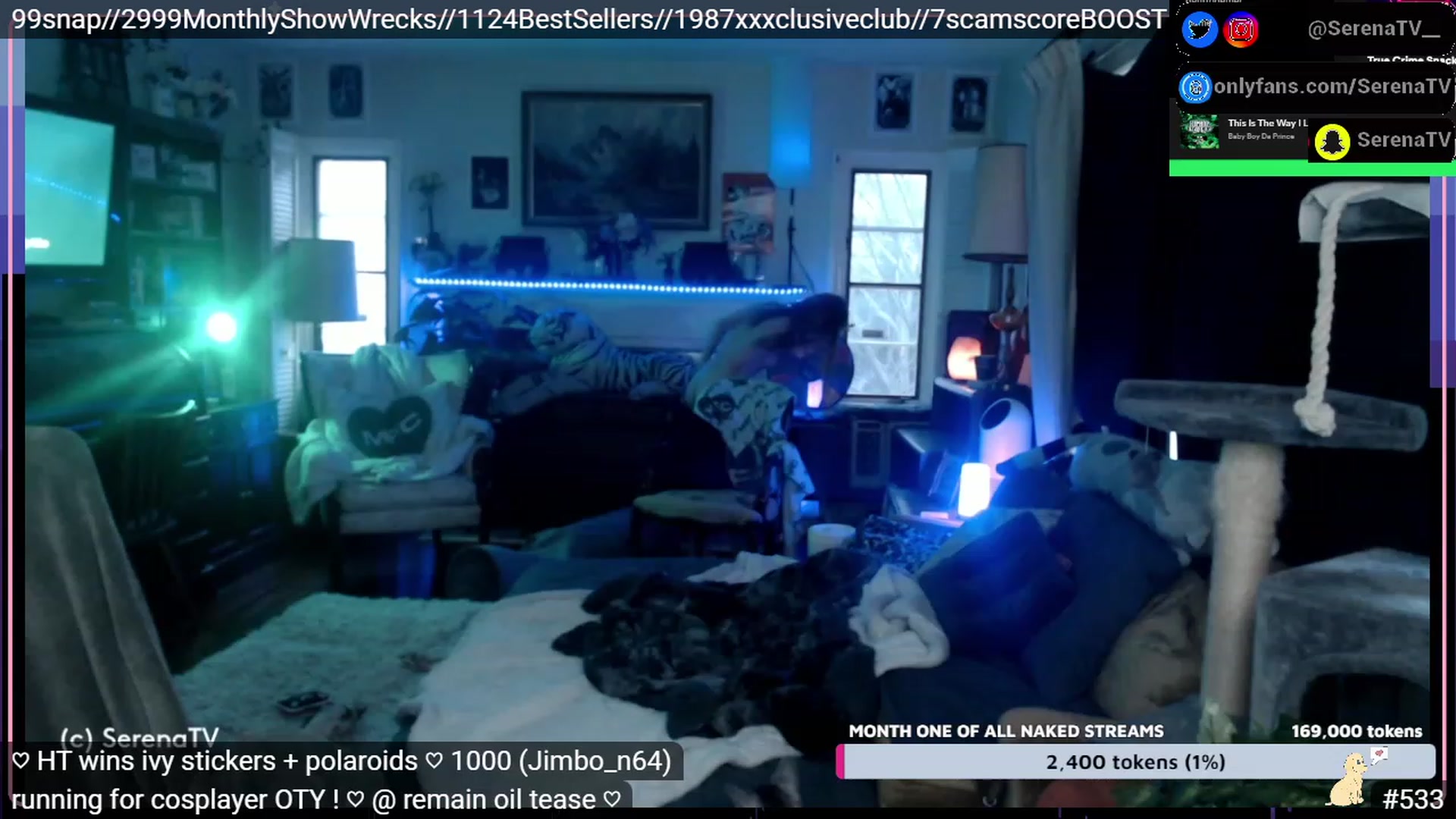 Gallery image thumbnail from serenatv's myfreecams stream on, 01/17/2023, 21:40 image 13 of 20