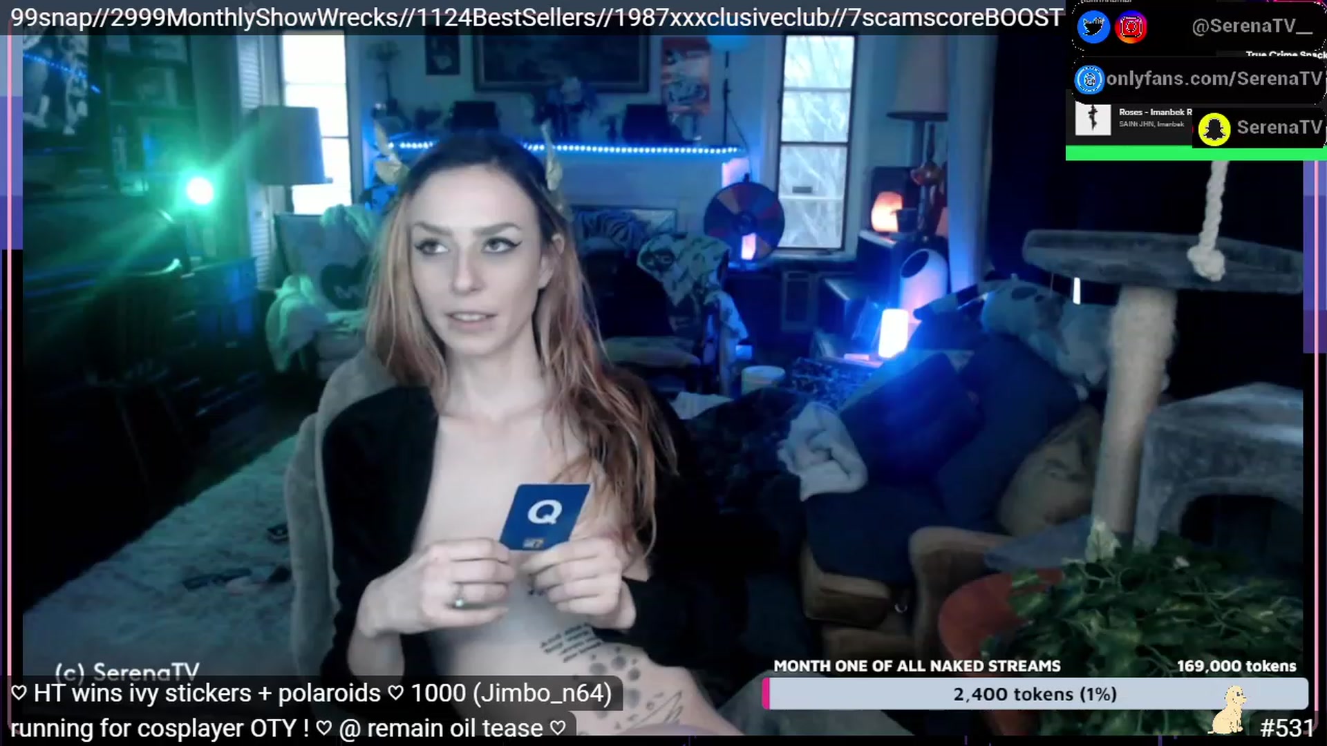 Gallery image thumbnail from serenatv's myfreecams stream on, 01/17/2023, 21:40 image 15 of 20