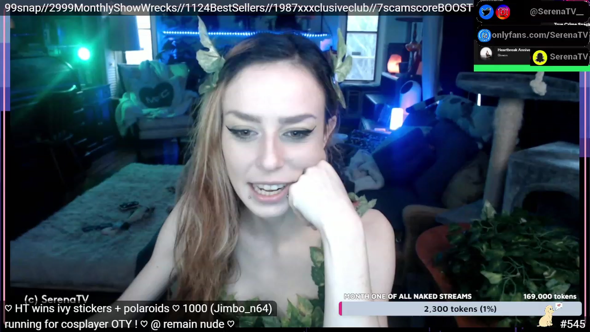 Gallery image thumbnail from serenatv's myfreecams stream on, 01/17/2023, 21:40 image 10 of 20