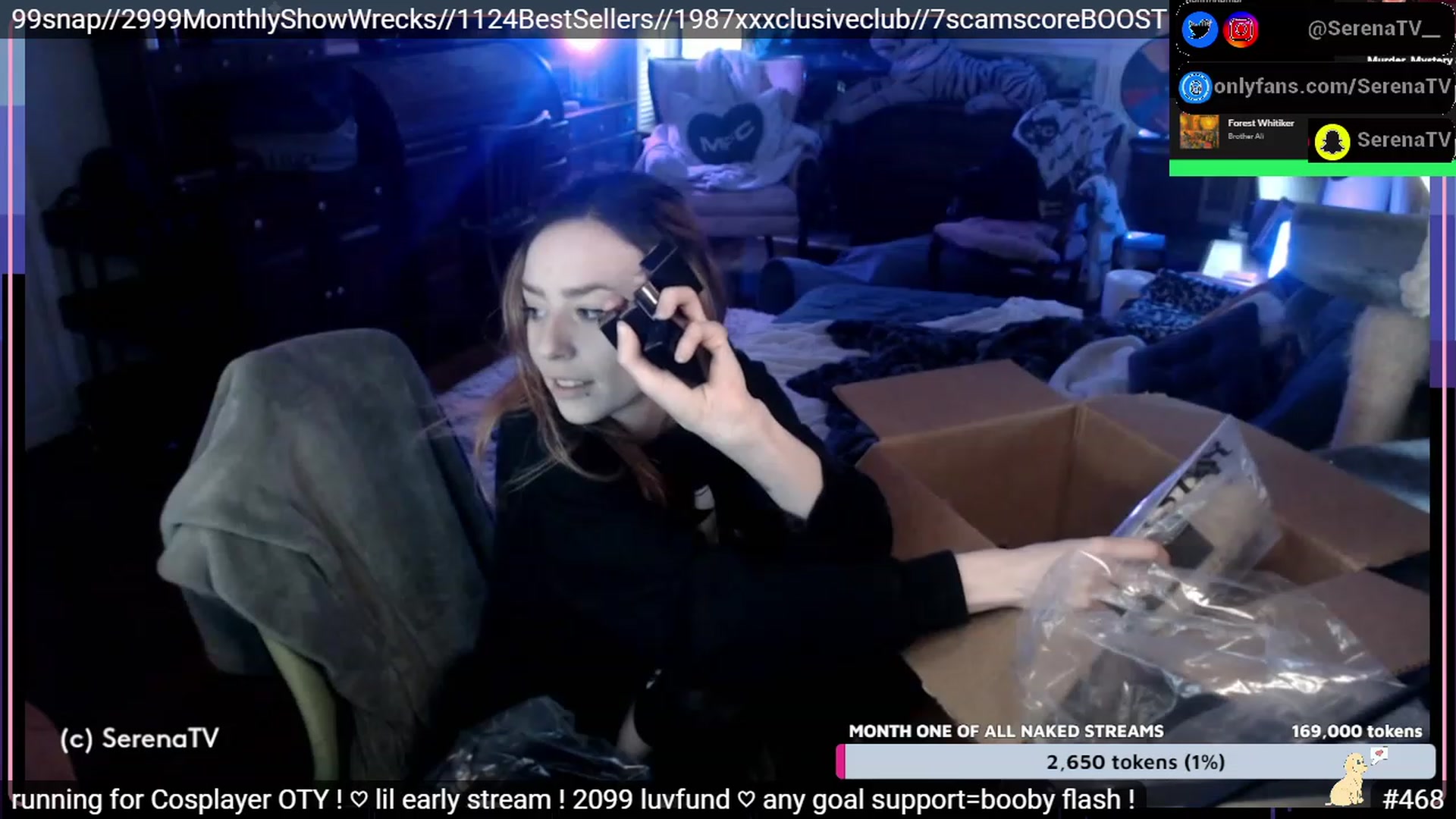 Gallery image thumbnail from serenatv's myfreecams stream on, 01/18/2023, 19:45 image 15 of 20