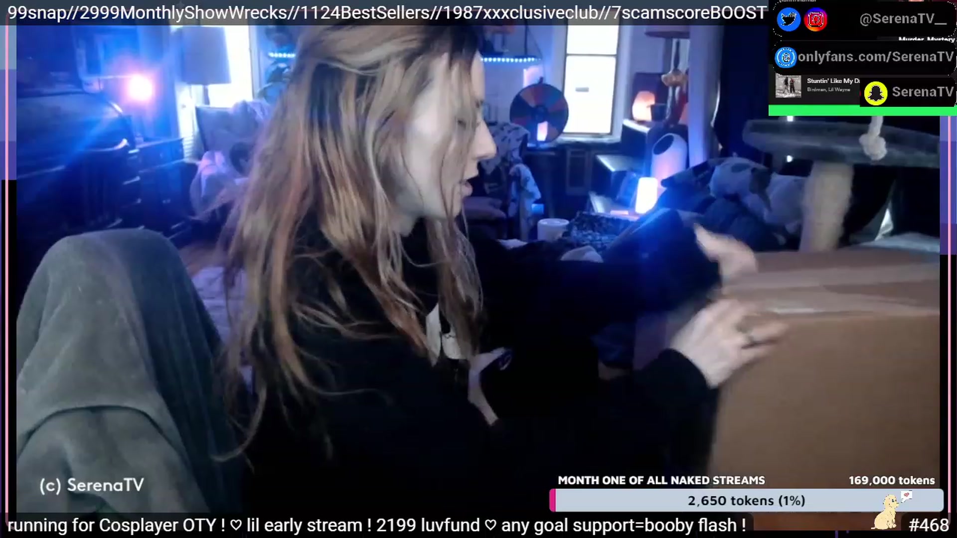 Gallery image thumbnail from serenatv's myfreecams stream on, 01/18/2023, 19:45 image 9 of 20