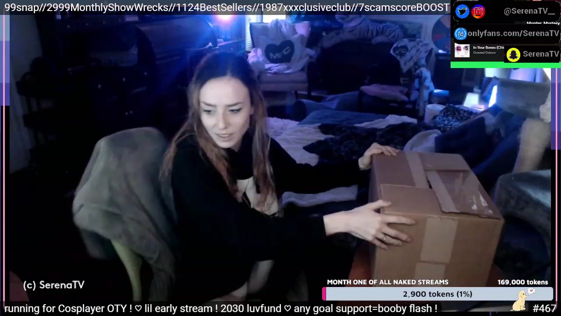 Gallery image thumbnail from serenatv's myfreecams stream on, 01/18/2023, 19:45 image 20 of 20