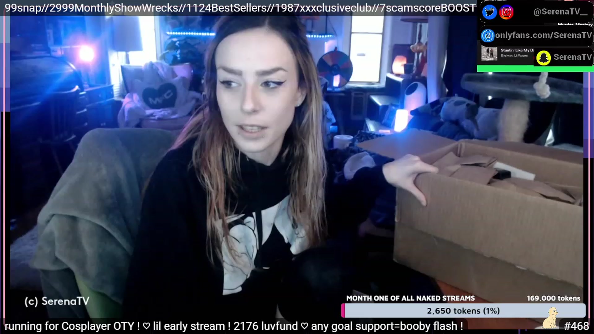 Gallery image thumbnail from serenatv's myfreecams stream on, 01/18/2023, 19:45 image 10 of 20