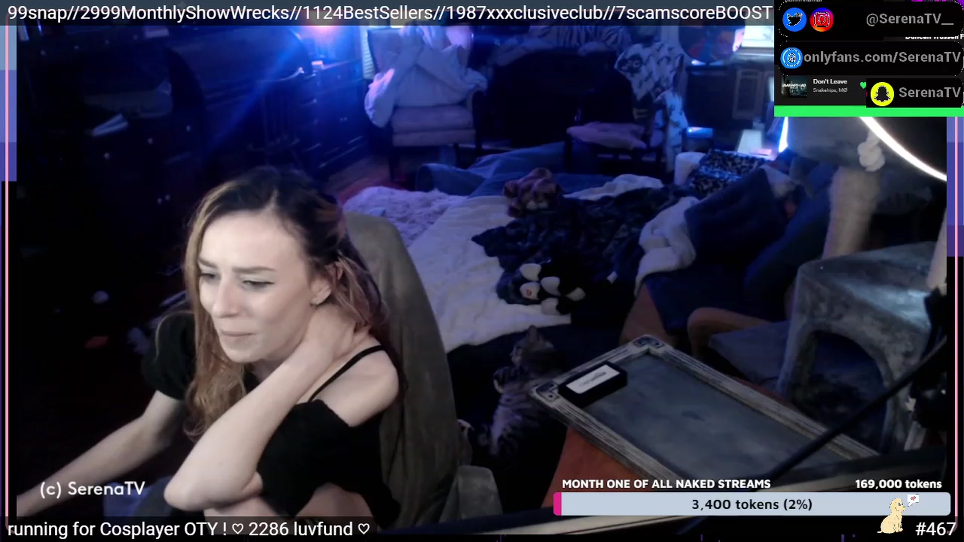 Gallery image thumbnail from serenatv's myfreecams stream on, 01/19/2023, 21:51 image 13 of 20