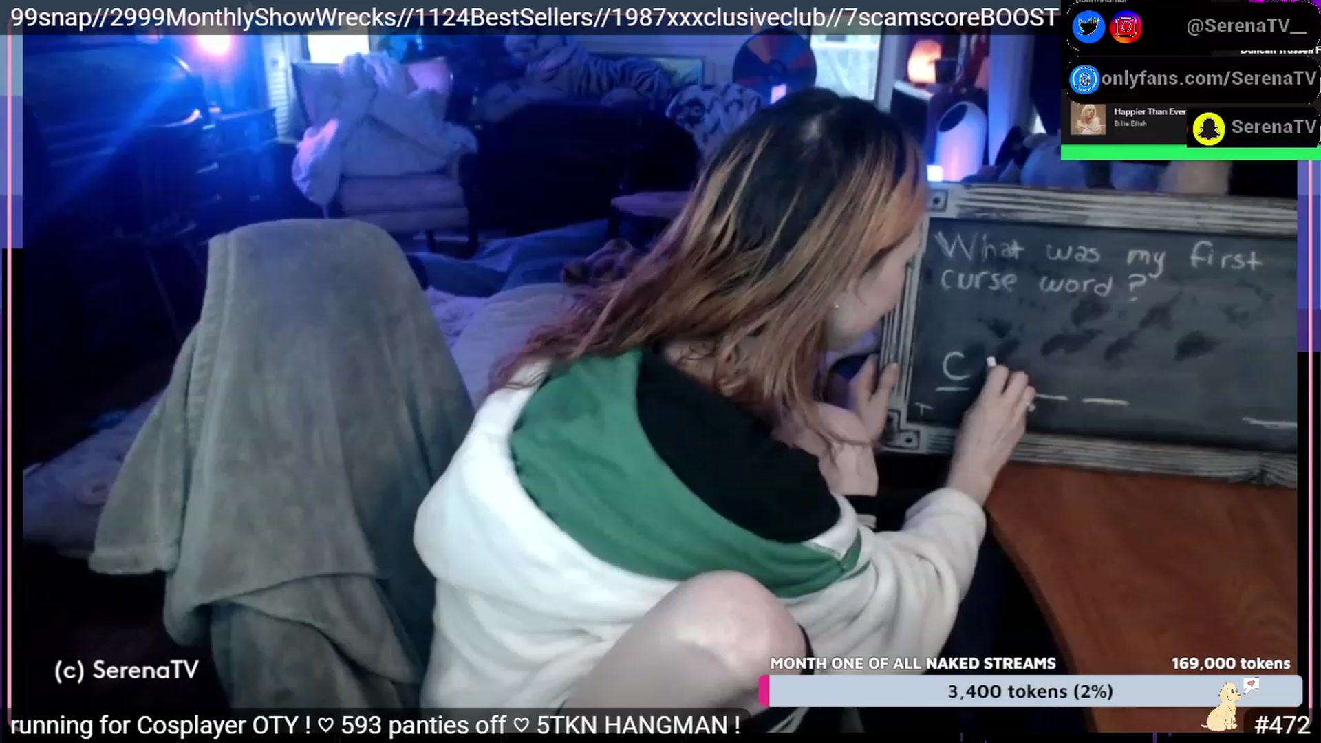 Gallery image thumbnail from serenatv's myfreecams stream on, 01/19/2023, 21:51 image 3 of 20