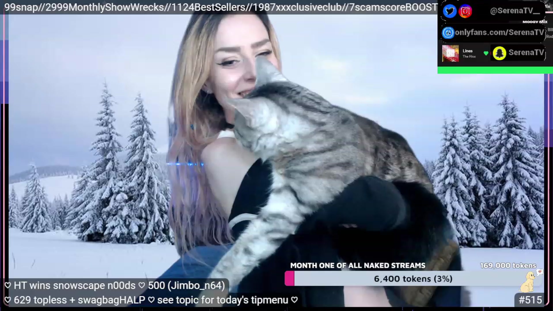 Gallery image thumbnail from serenatv's myfreecams stream on, 01/31/2023, 22:44 image 12 of 20