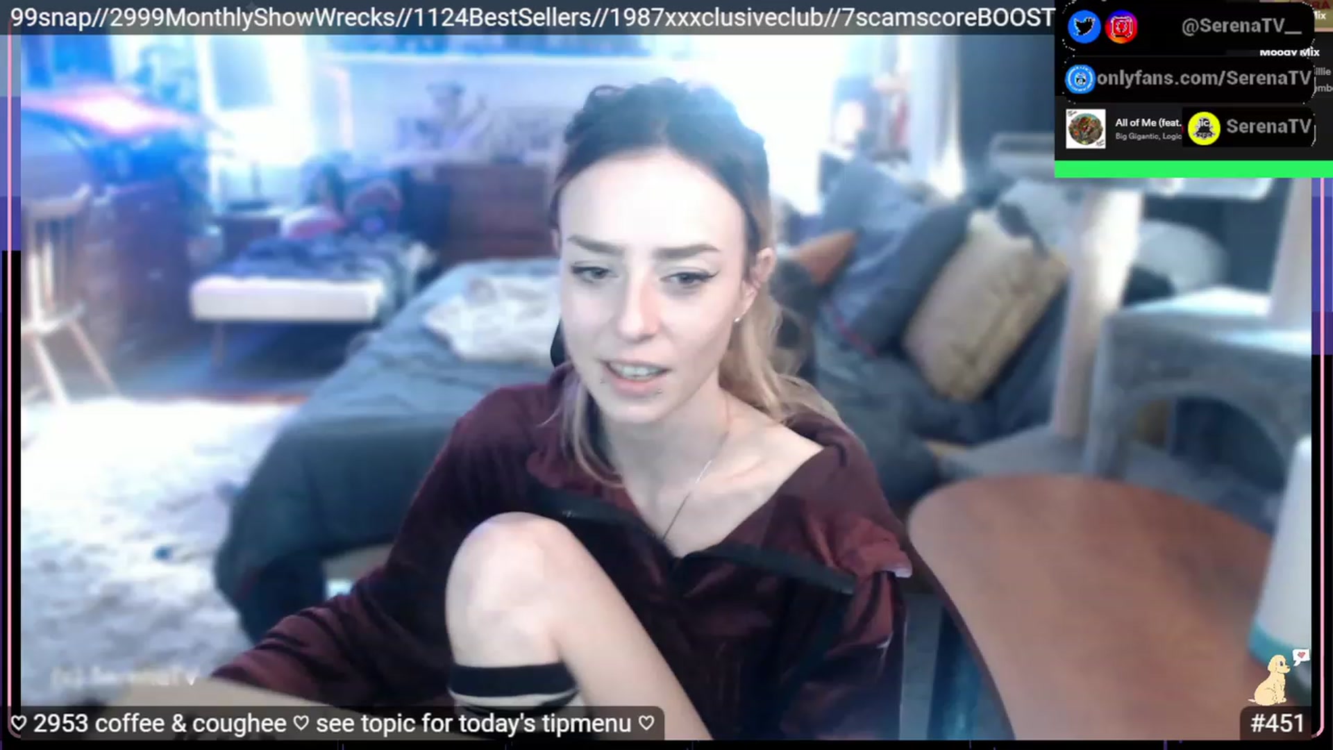 Gallery image thumbnail from serenatv's myfreecams stream on, 02/02/2023, 21:38 image 10 of 20