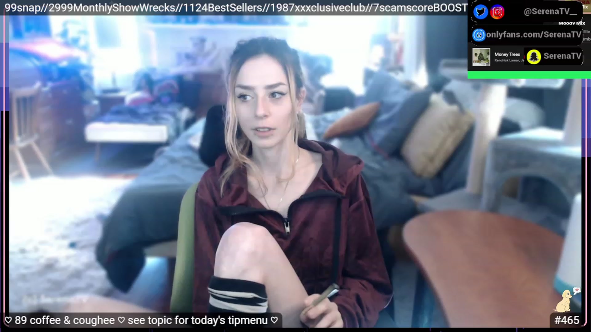 Gallery image thumbnail from serenatv's myfreecams stream on, 02/02/2023, 21:38 image 8 of 20