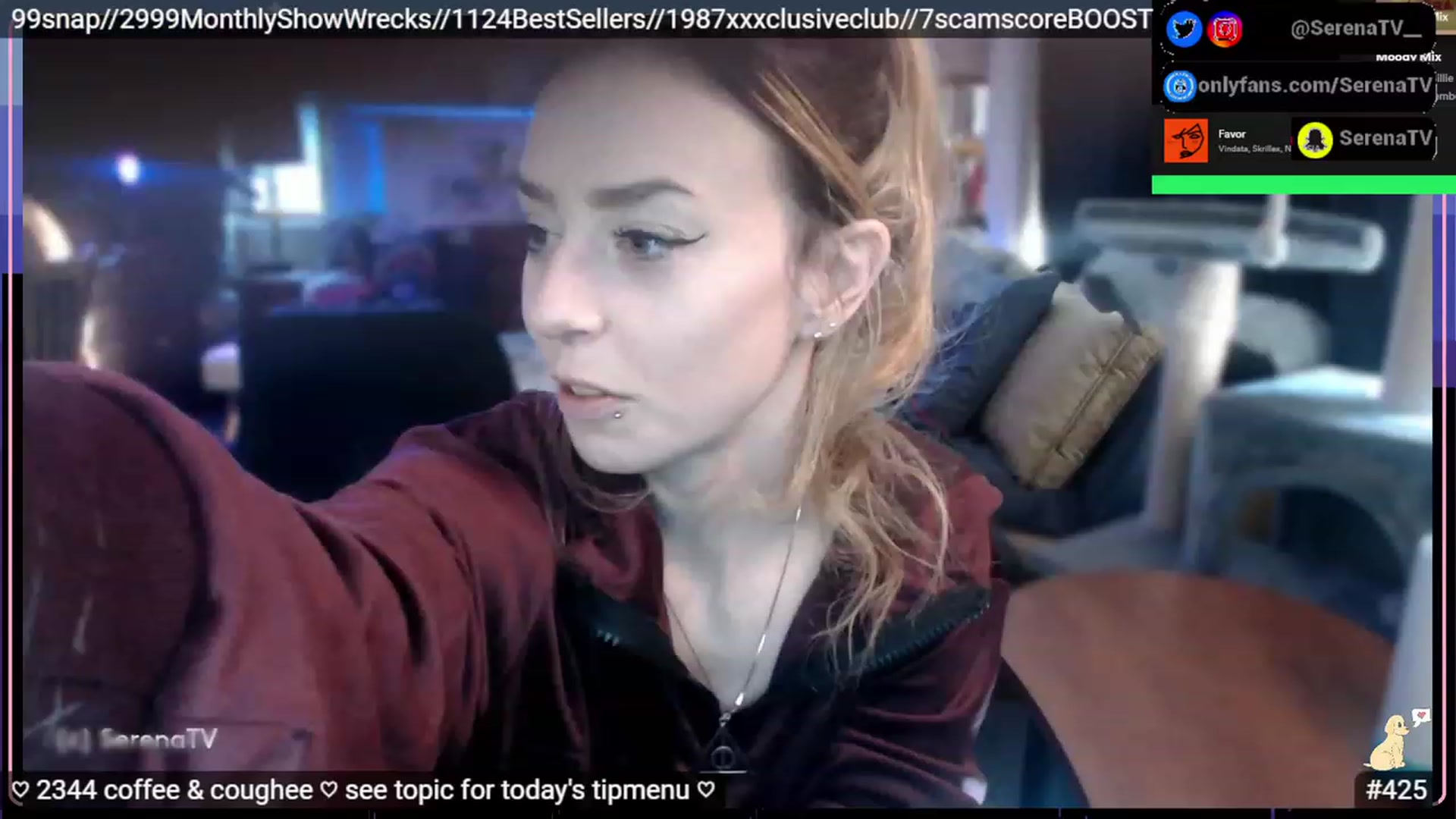 Gallery image thumbnail from serenatv's myfreecams stream on, 02/02/2023, 21:38 image 20 of 20