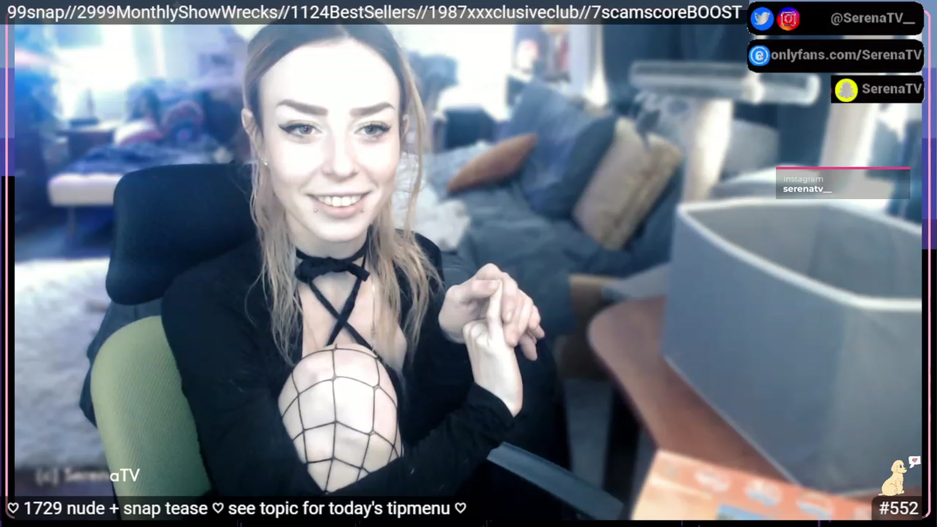 Gallery image thumbnail from serenatv's myfreecams stream on, 02/04/2023, 21:24 image 15 of 20