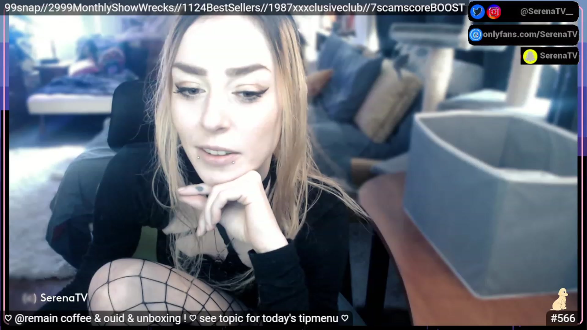 Gallery image thumbnail from serenatv's myfreecams stream on, 02/04/2023, 21:24 image 8 of 20