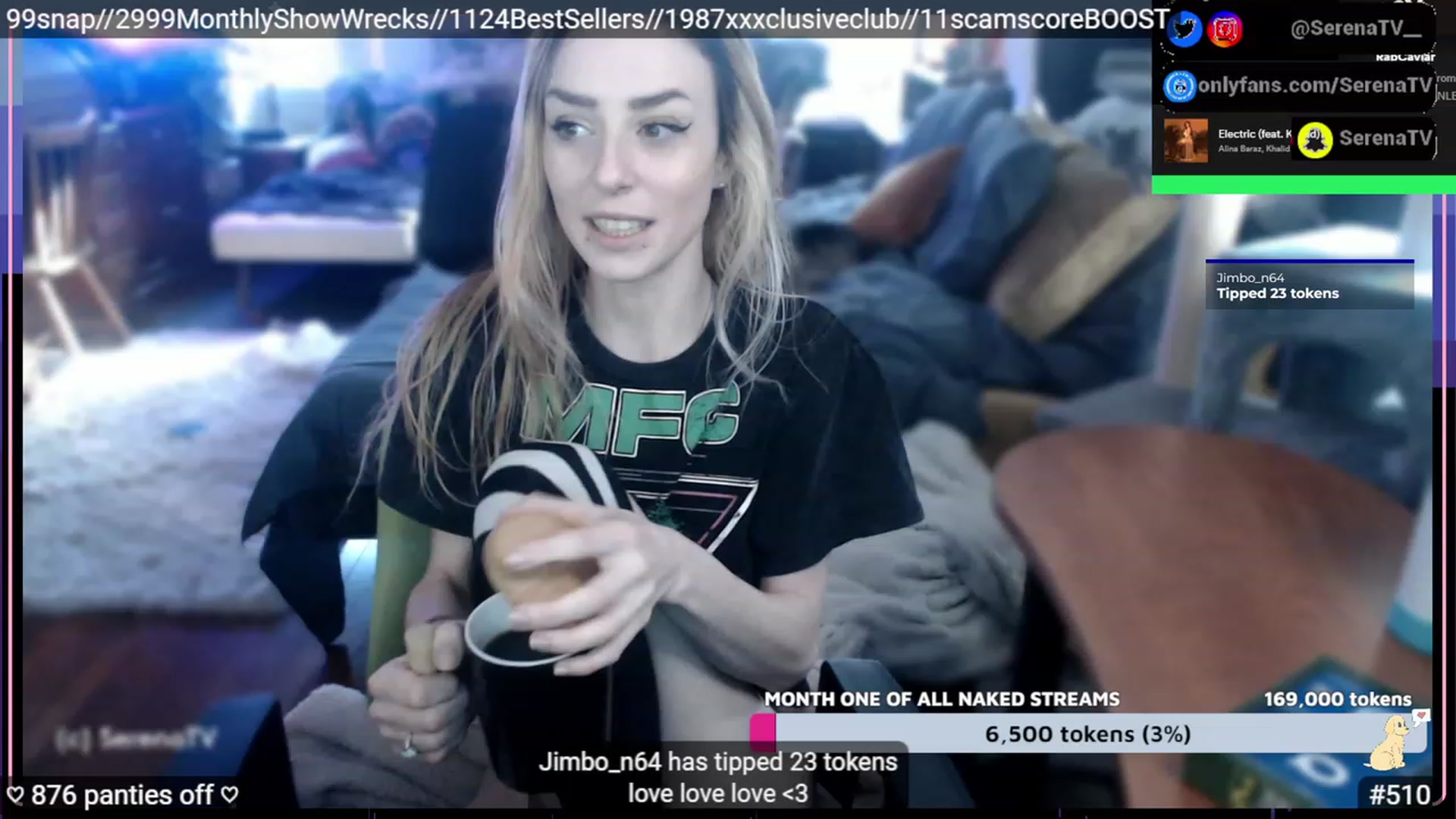 Gallery image thumbnail from serenatv's myfreecams stream on, 02/05/2023, 21:05 image 20 of 20