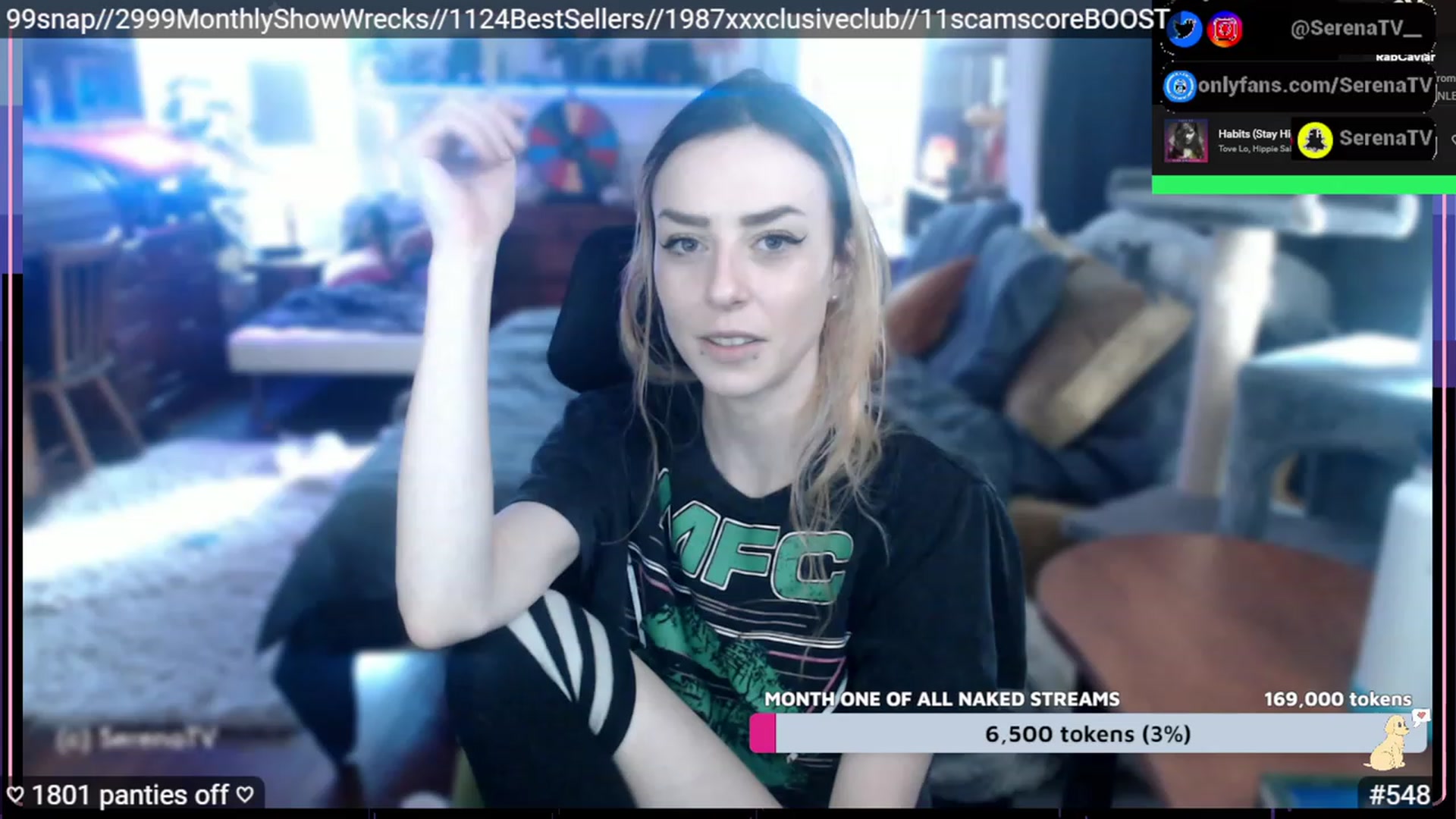 Gallery image thumbnail from serenatv's myfreecams stream on, 02/05/2023, 21:05 image 11 of 20