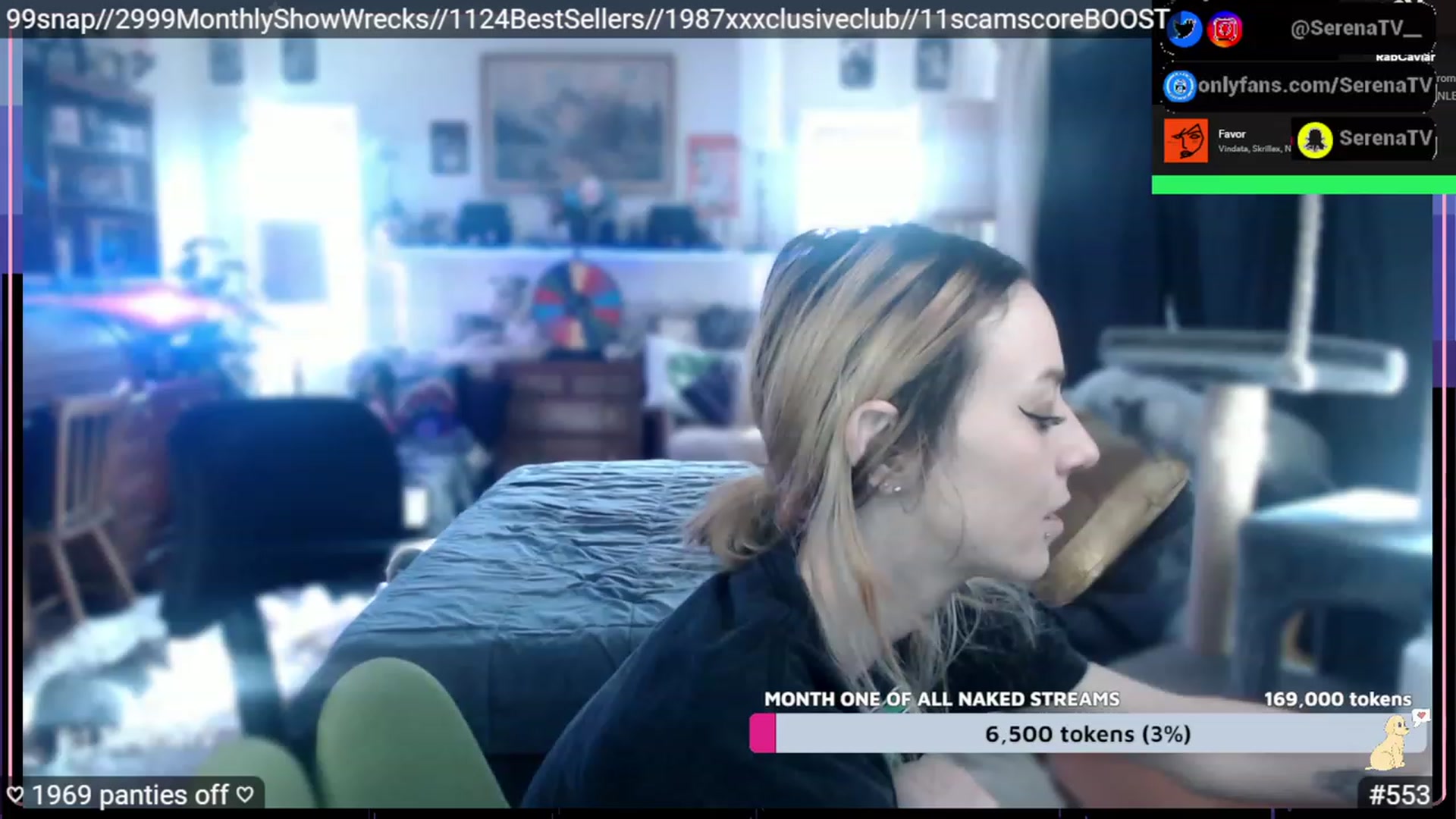 Gallery image thumbnail from serenatv's myfreecams stream on, 02/05/2023, 21:05 image 7 of 20