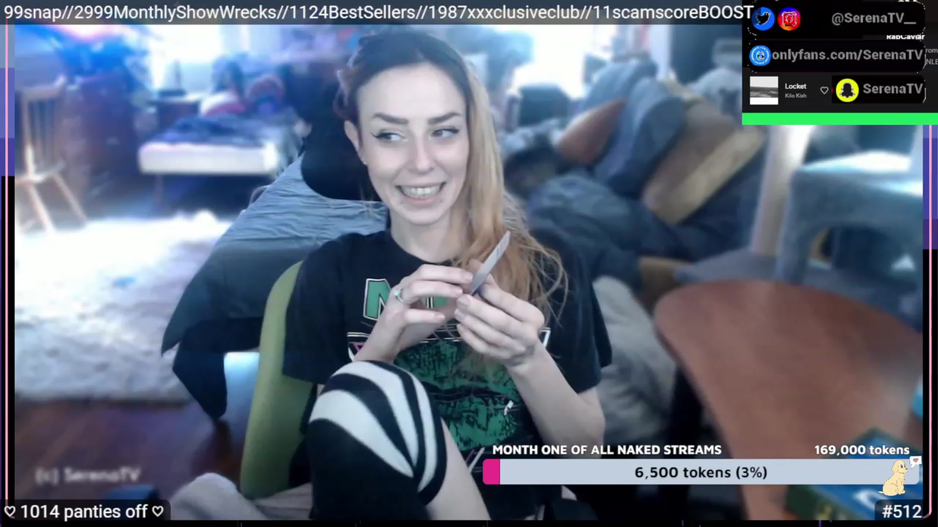 Gallery image thumbnail from serenatv's myfreecams stream on, 02/05/2023, 21:05 image 18 of 20