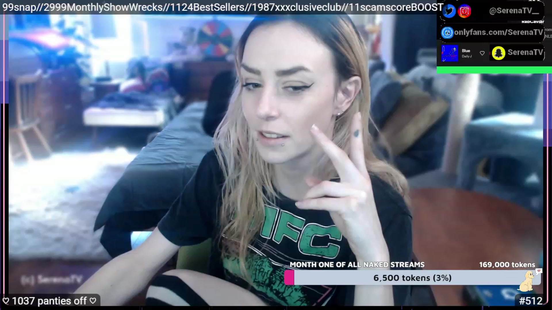 Gallery image thumbnail from serenatv's myfreecams stream on, 02/05/2023, 21:05 image 17 of 20