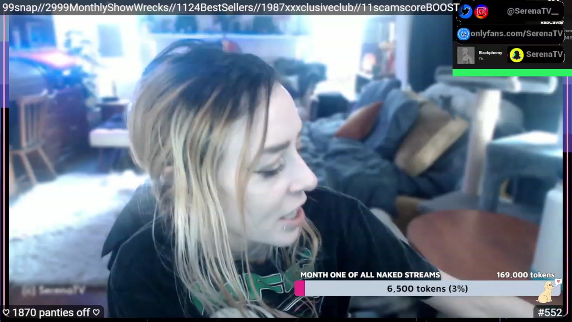 Gallery image thumbnail from serenatv's myfreecams stream on, 02/05/2023, 21:05 image 10 of 20