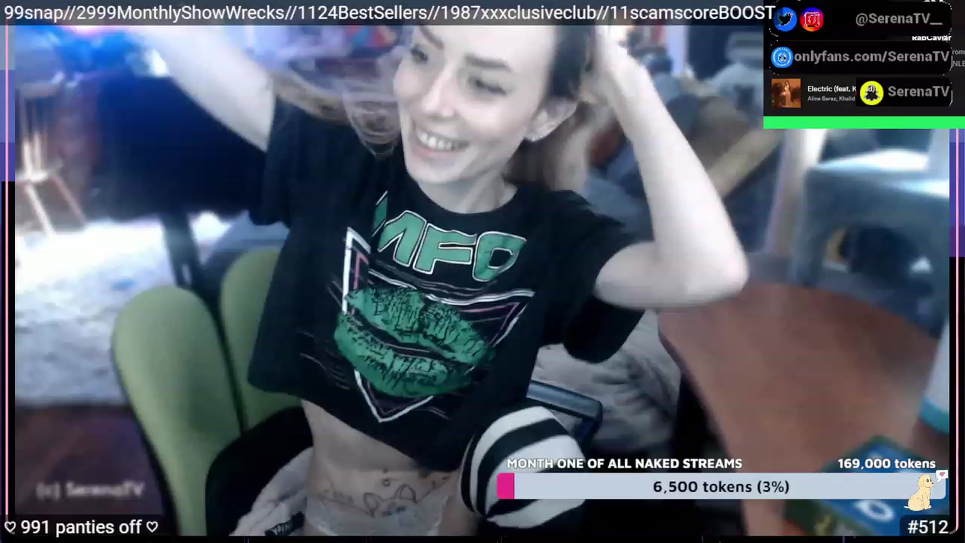 Gallery image thumbnail from serenatv's myfreecams stream on, 02/05/2023, 21:05 image 19 of 20
