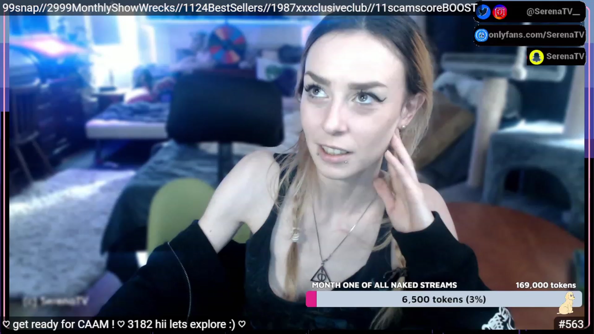 Gallery image thumbnail from serenatv's myfreecams stream on, 02/06/2023, 21:16 image 4 of 20
