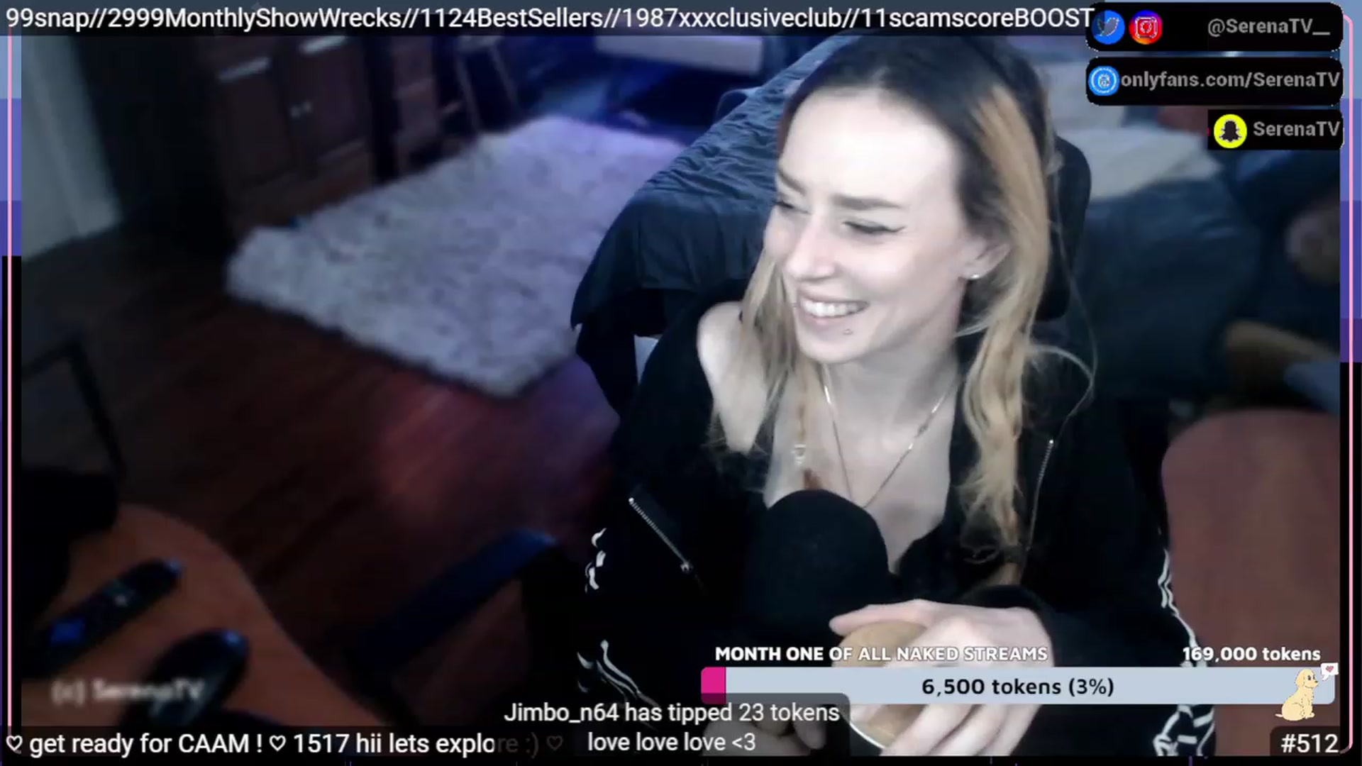 Gallery image thumbnail from serenatv's myfreecams stream on, 02/06/2023, 21:16 image 20 of 20