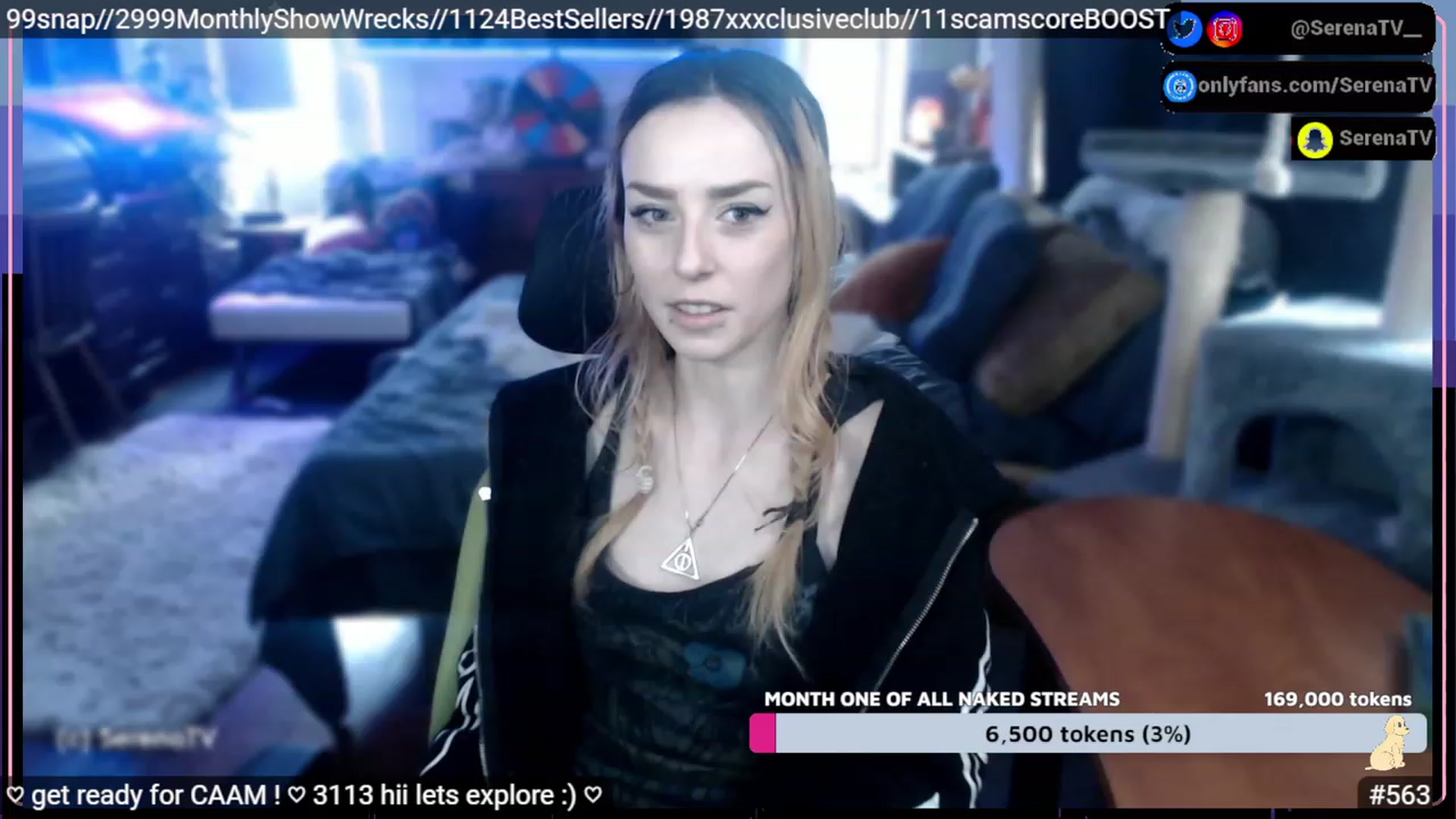 Gallery image thumbnail from serenatv's myfreecams stream on, 02/06/2023, 21:16 image 5 of 20