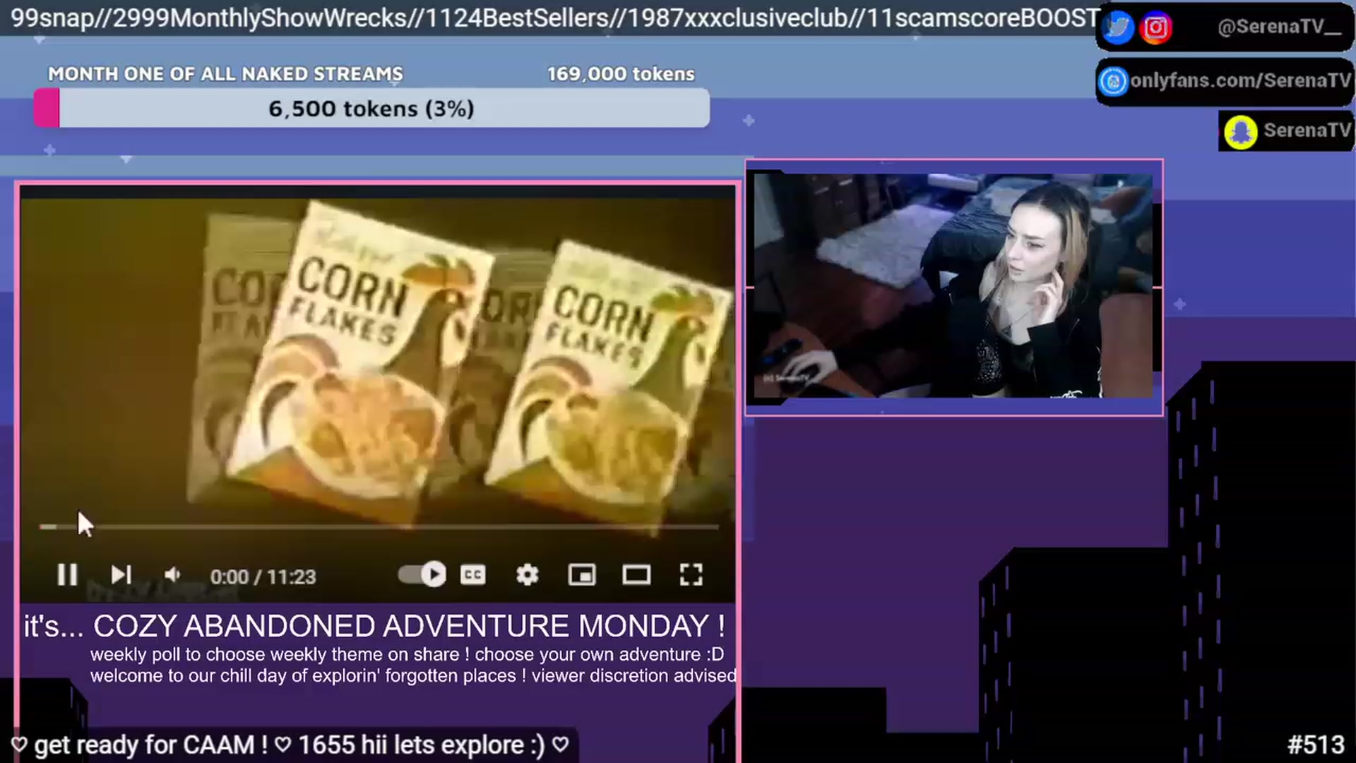 Gallery image thumbnail from serenatv's myfreecams stream on, 02/06/2023, 21:16 image 19 of 20