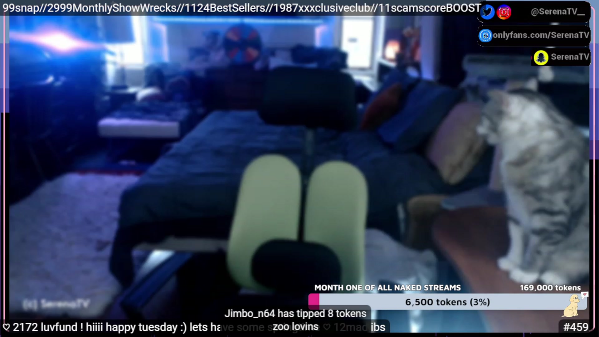 Gallery image thumbnail from serenatv's myfreecams stream on, 02/07/2023, 21:56 image 14 of 20