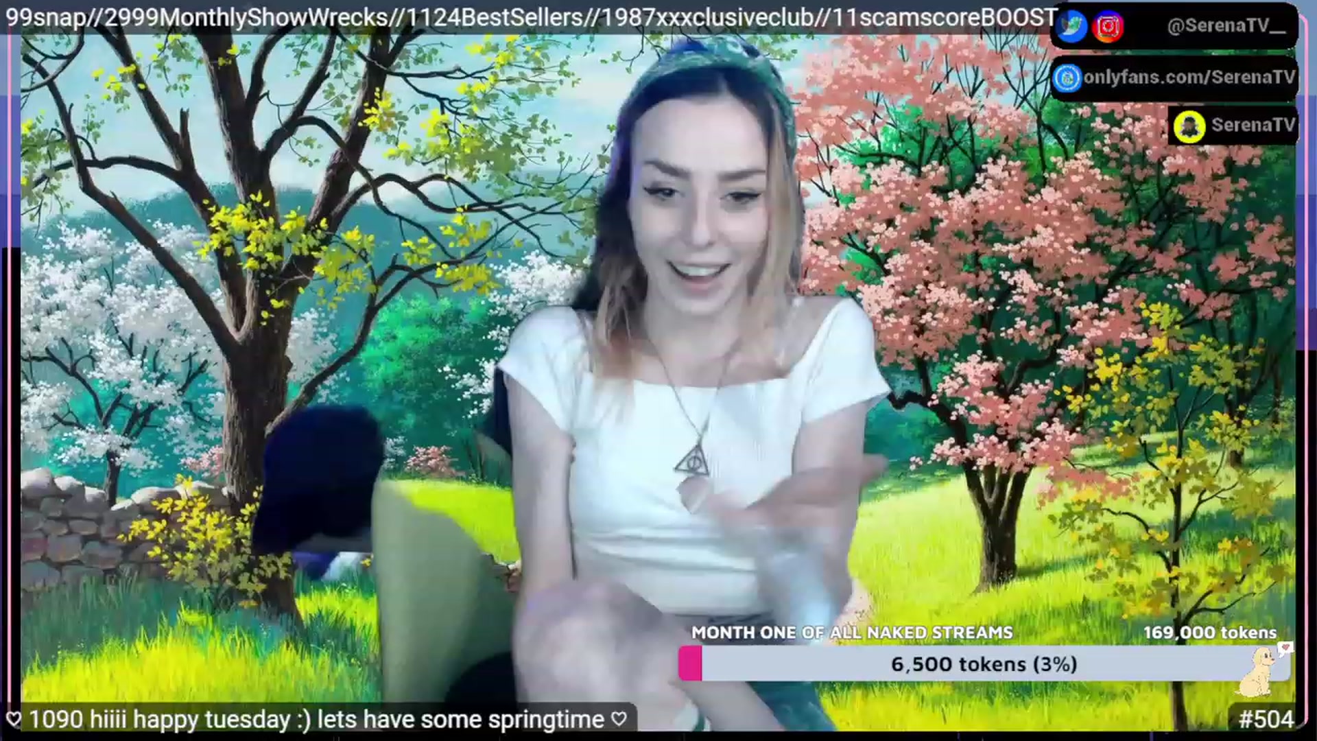 Gallery image thumbnail from serenatv's myfreecams stream on, 02/07/2023, 21:56 image 7 of 20