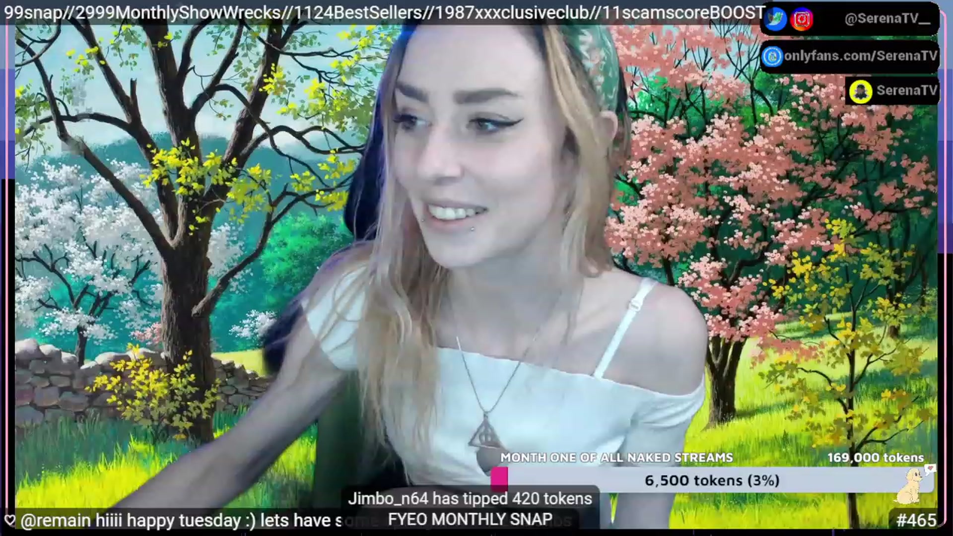 Gallery image thumbnail from serenatv's myfreecams stream on, 02/07/2023, 21:56 image 13 of 20