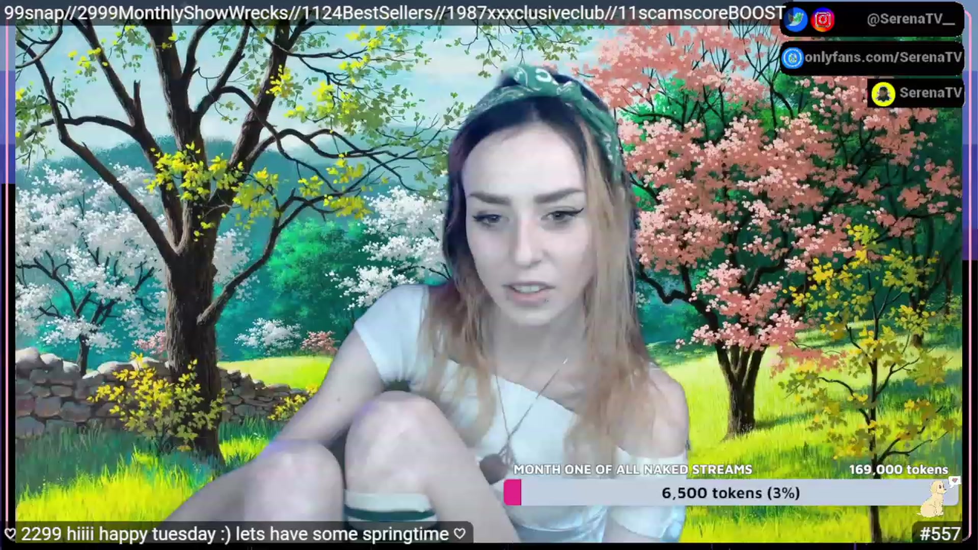 Gallery image thumbnail from serenatv's myfreecams stream on, 02/07/2023, 21:56 image 5 of 20