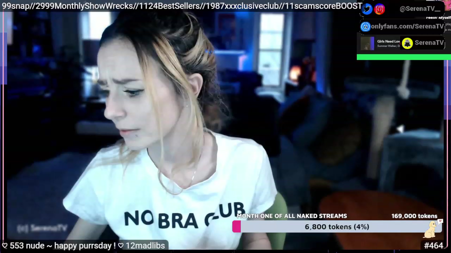 Gallery image thumbnail from serenatv's myfreecams stream on, 02/09/2023, 21:24 image 1 of 20